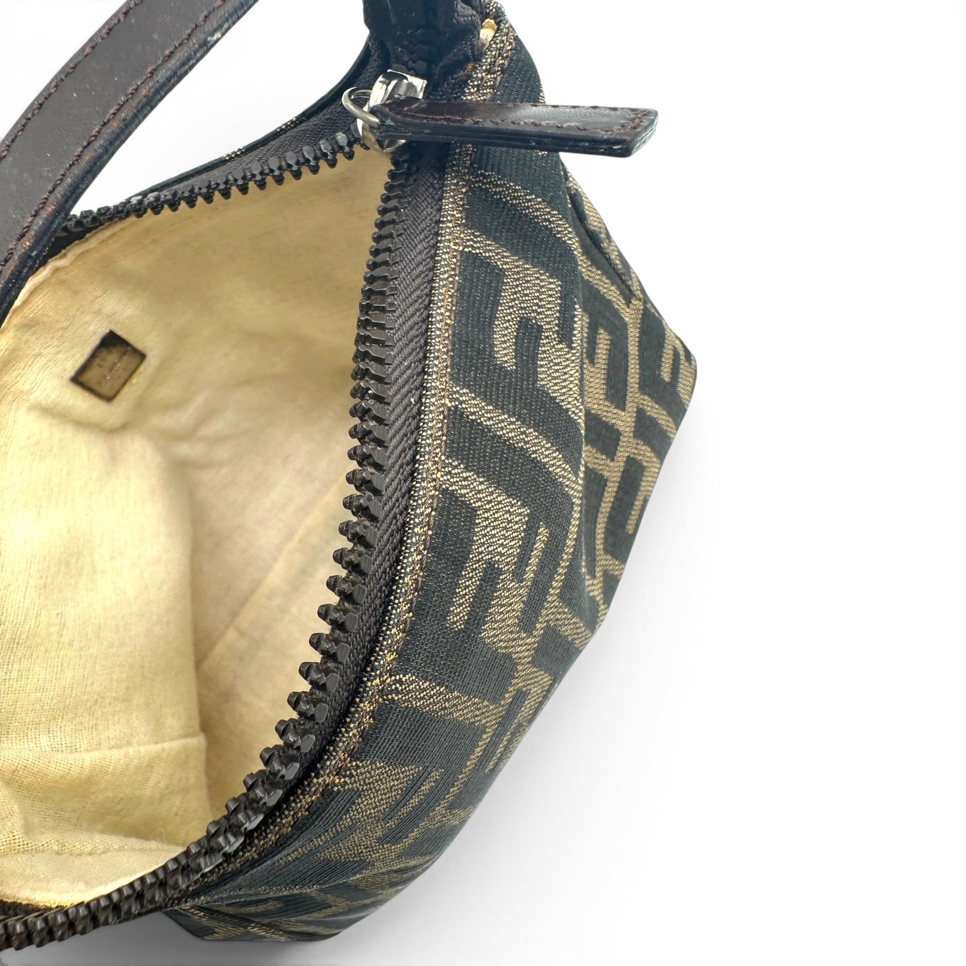 Vintage Fendi Zucca Pouch Handbag - Thanks it's Vintage