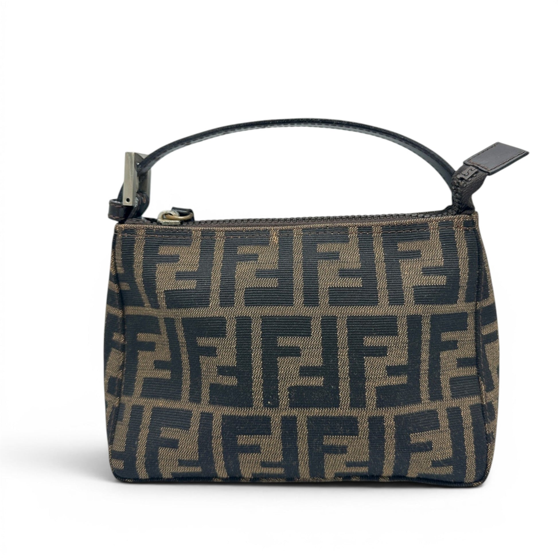 Vintage Fendi Zucca Pouch Handbag - Thanks it's Vintage