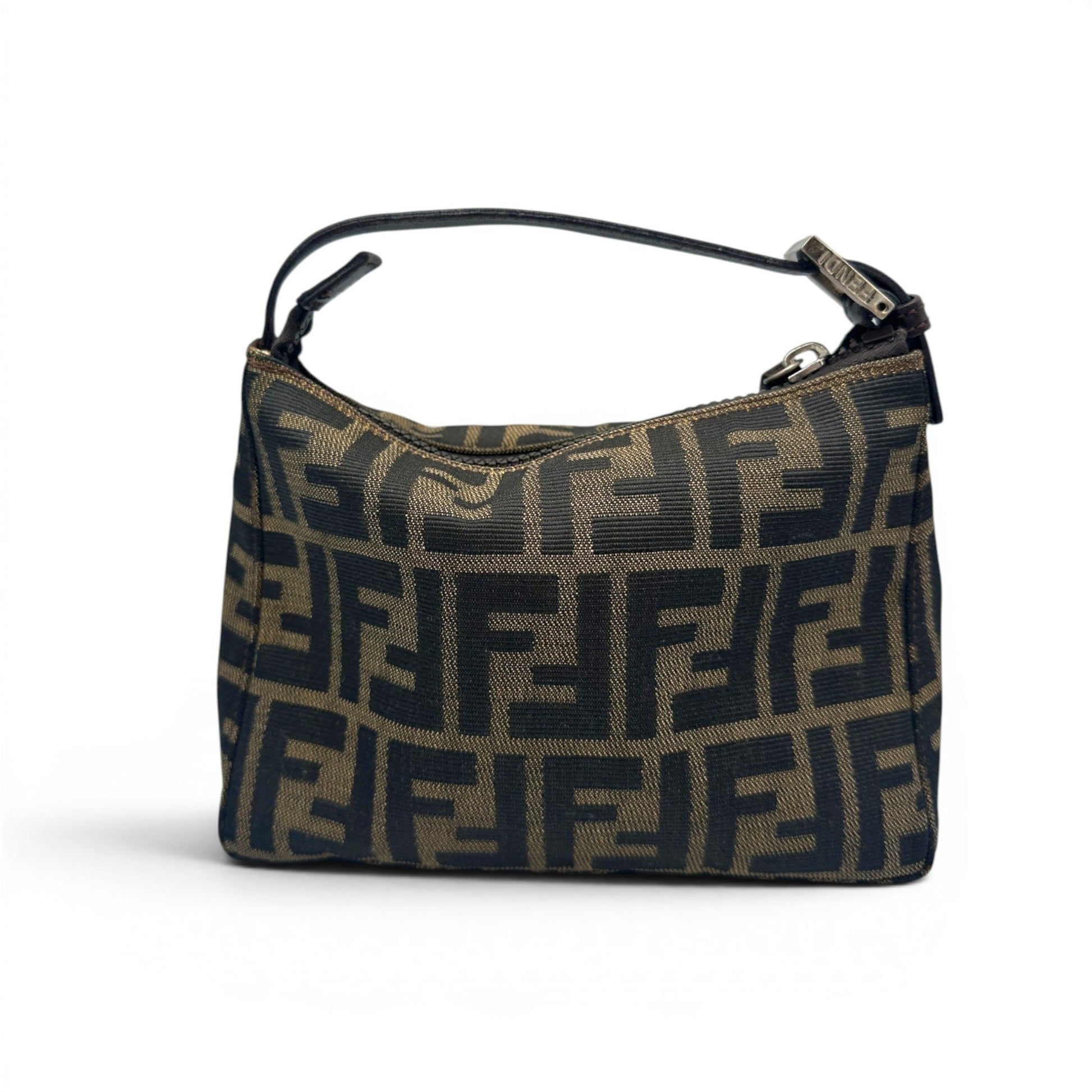 Vintage Fendi Zucca Pouch Handbag - Thanks it's Vintage