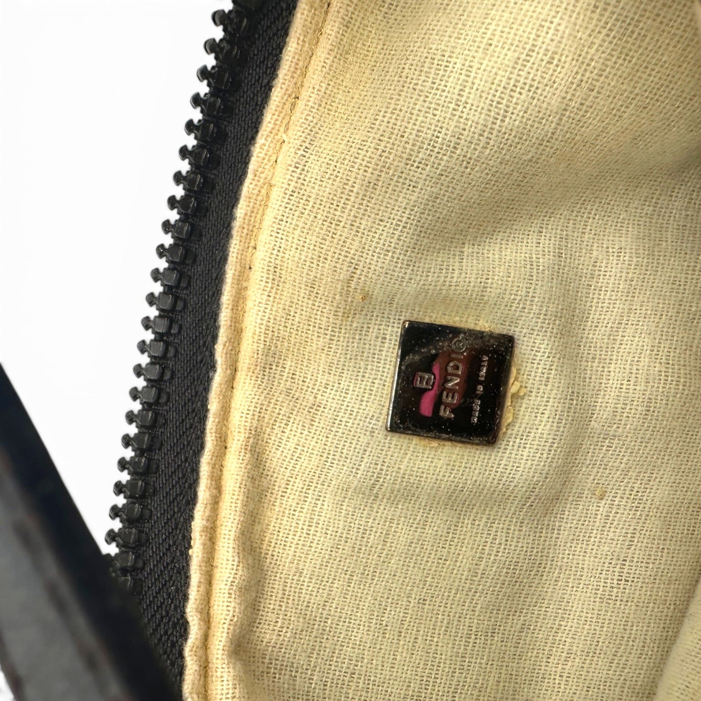 Vintage Fendi Zucca Pouch Handbag - Thanks it's Vintage