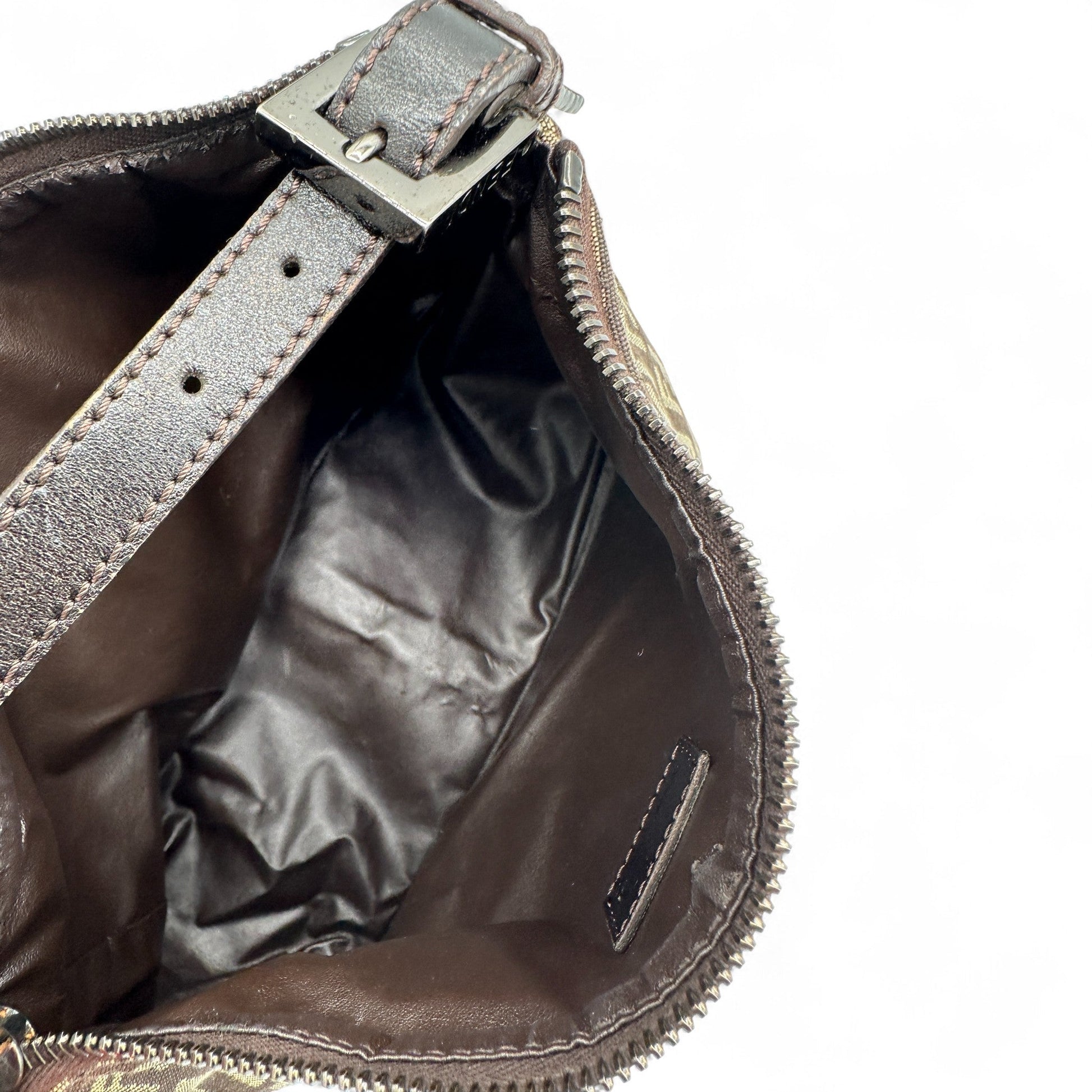 Vintage Fendi Zucca Pouch Handbag - Thanks it's Vintage