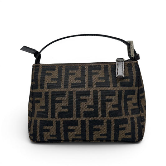 Vintage Fendi Zucca Pouch Handbag - Thanks it's Vintage