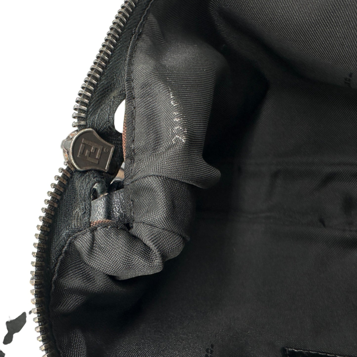 Vintage Fendi Zucchino Baguette Shoulder Bag - Thanks it's Vintage