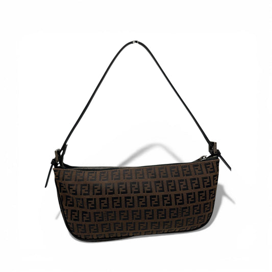 Vintage Fendi Zucchino Baguette Shoulder Bag - Thanks it's Vintage