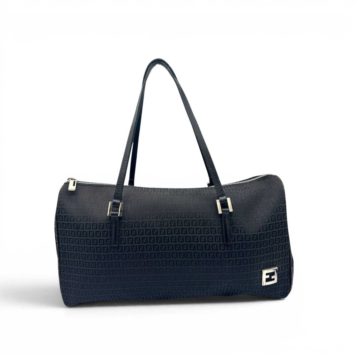Vintage Fendi Zucchino Canvas Bauletto Bag - Thanks it's Vintage