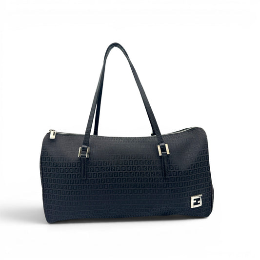 Vintage Fendi Zucchino Canvas Bauletto Bag - Thanks it's Vintage