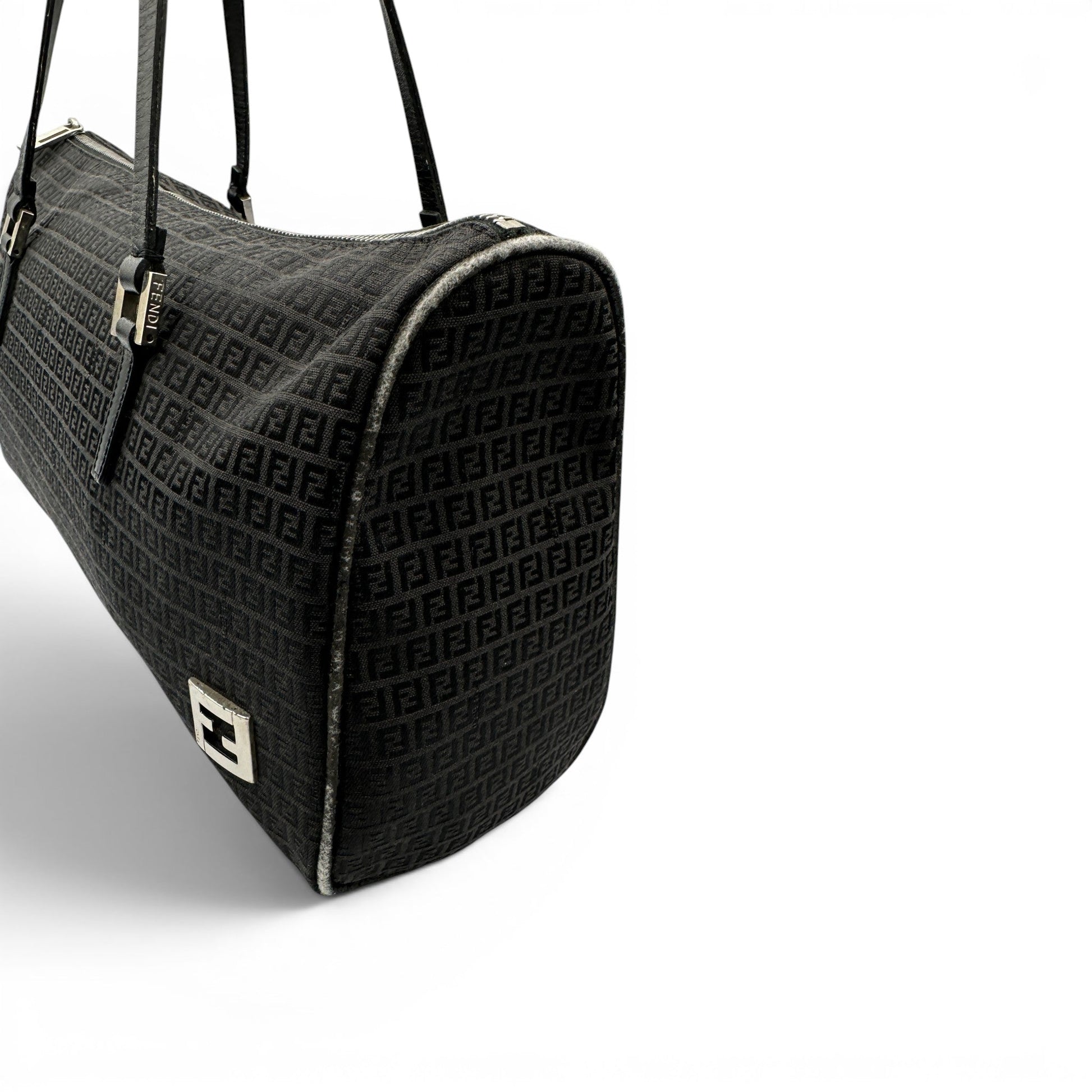 Vintage Fendi Zucchino Canvas Bauletto Bag - Thanks it's Vintage