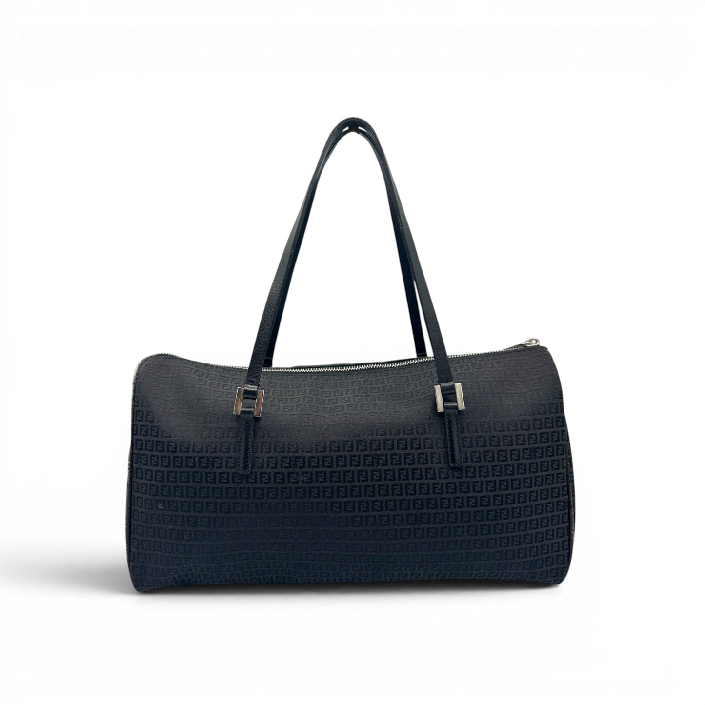 Vintage Fendi Zucchino Canvas Bauletto Bag - Thanks it's Vintage