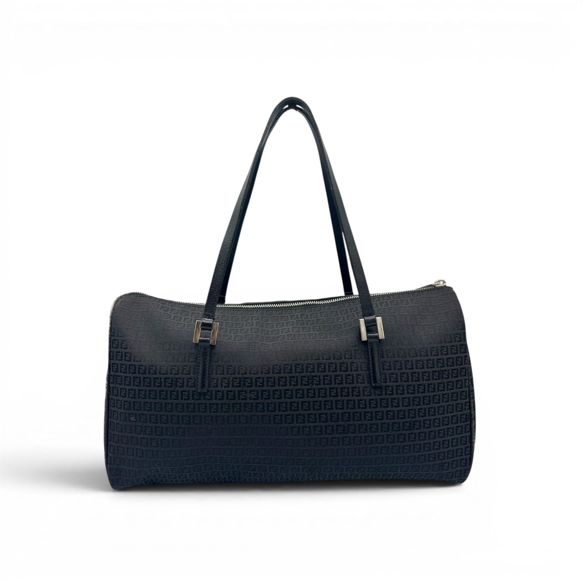 Vintage Fendi Zucchino Canvas Bauletto Bag - Thanks it's Vintage