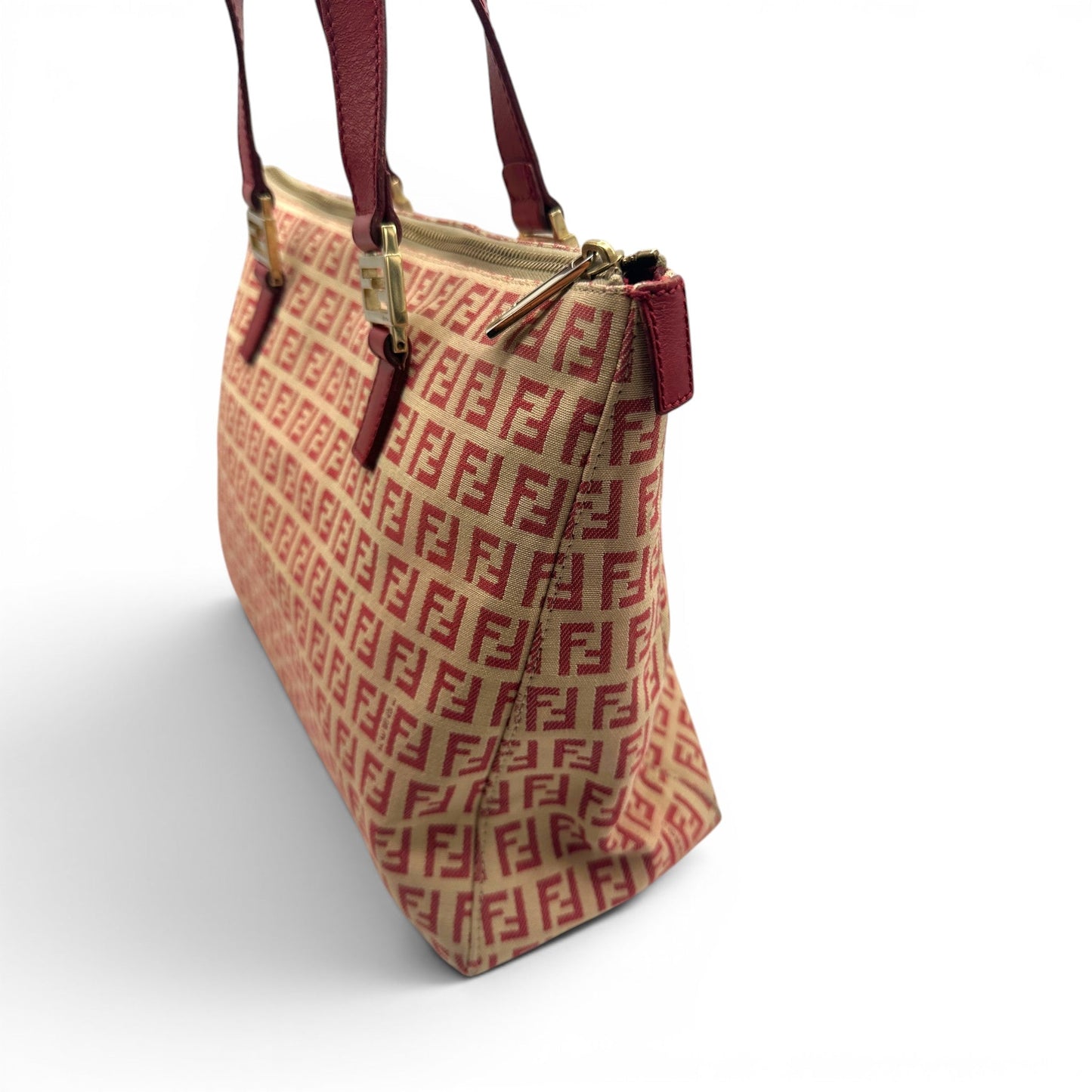 Vintage Fendi Zucchino Canvas Tote Handbag - Thanks it's Vintage