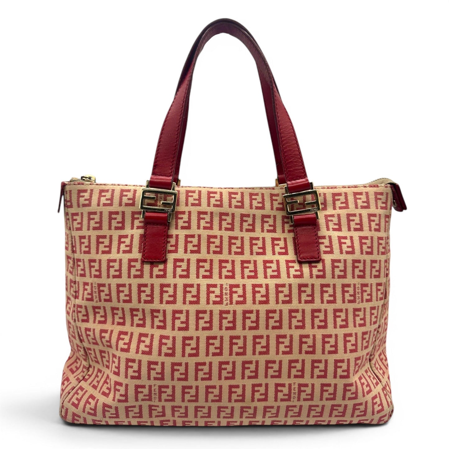 Vintage Fendi Zucchino Canvas Tote Handbag - Thanks it's Vintage