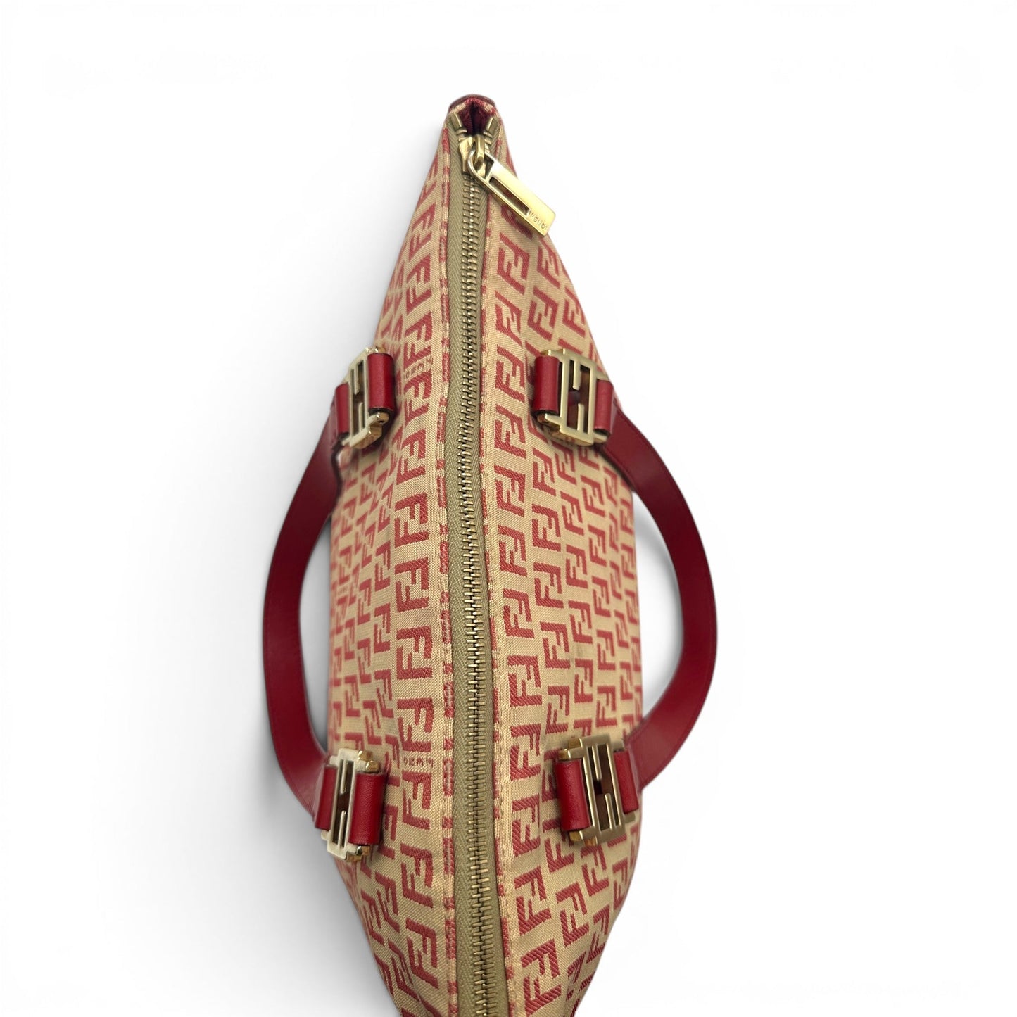 Vintage Fendi Zucchino Canvas Tote Handbag - Thanks it's Vintage