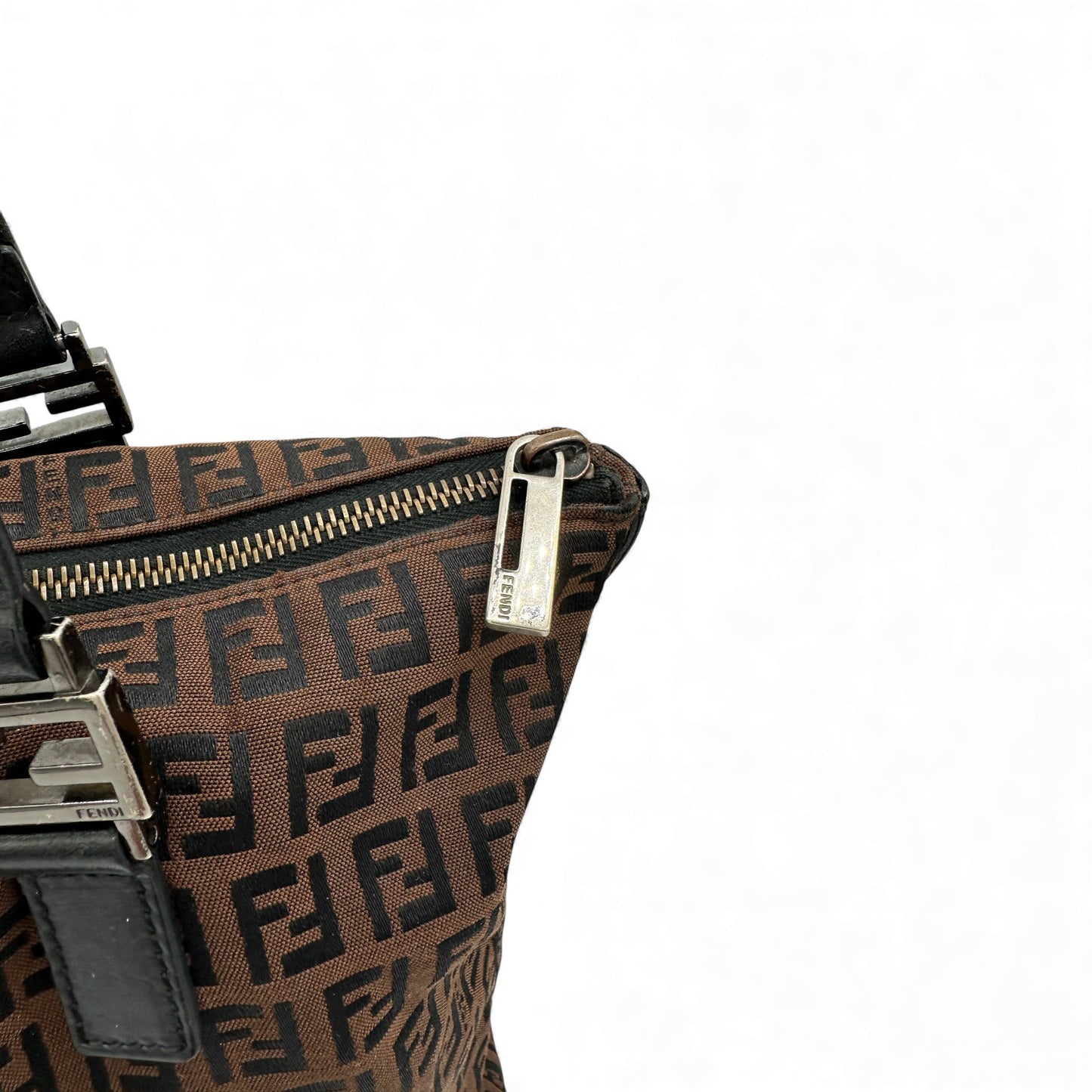 Vintage Fendi Zucchino Canvas Tote Handbag - Thanks it's Vintage