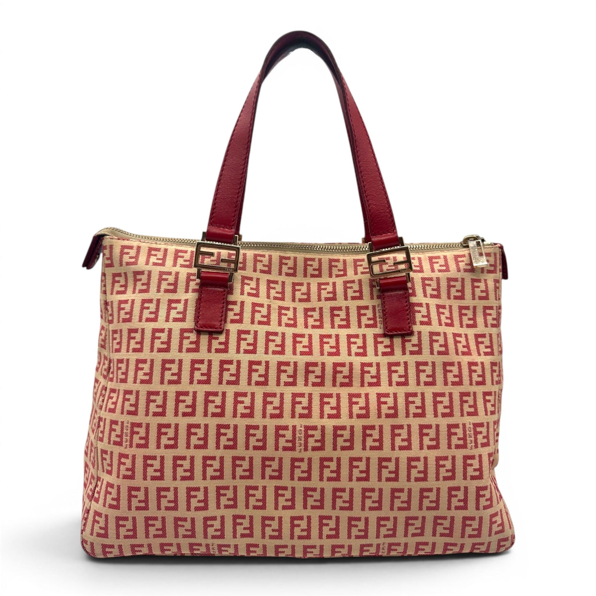 Vintage Fendi Zucchino Canvas Tote Handbag - Thanks it's Vintage
