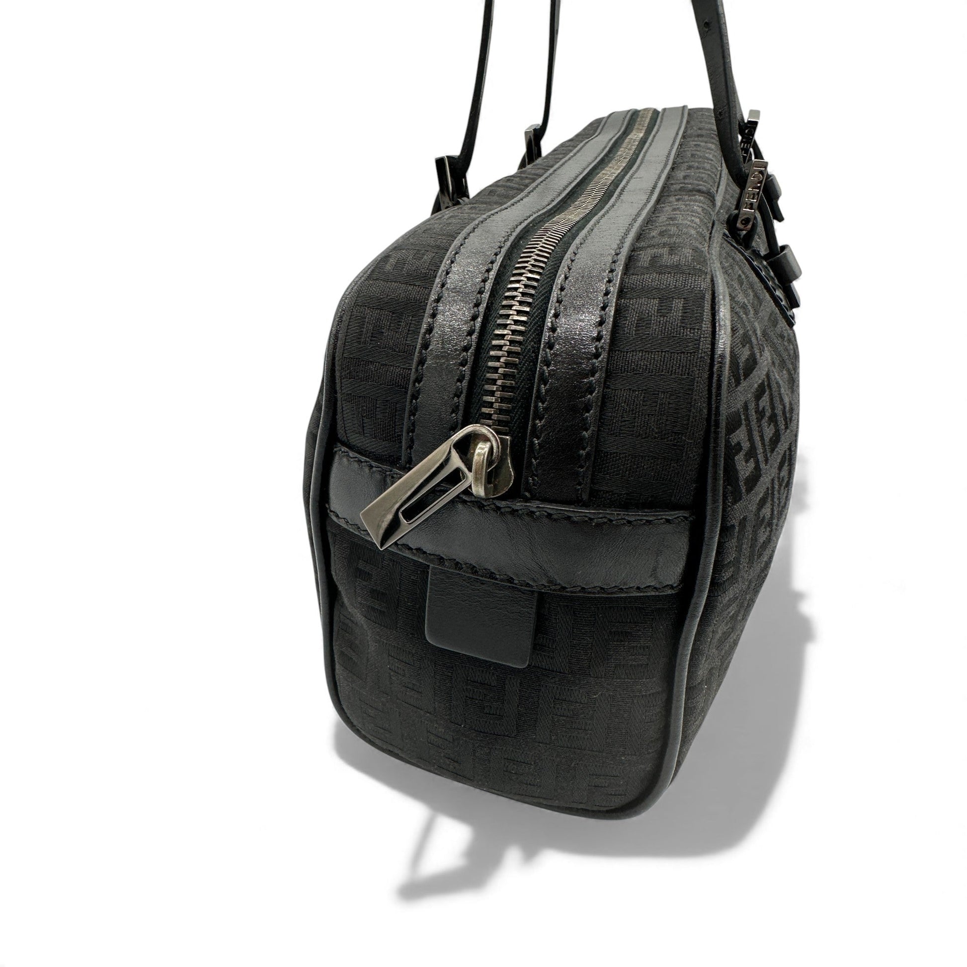 Vintage Fendi Zucchino East West Boston Bag - Thanks it's Vintage