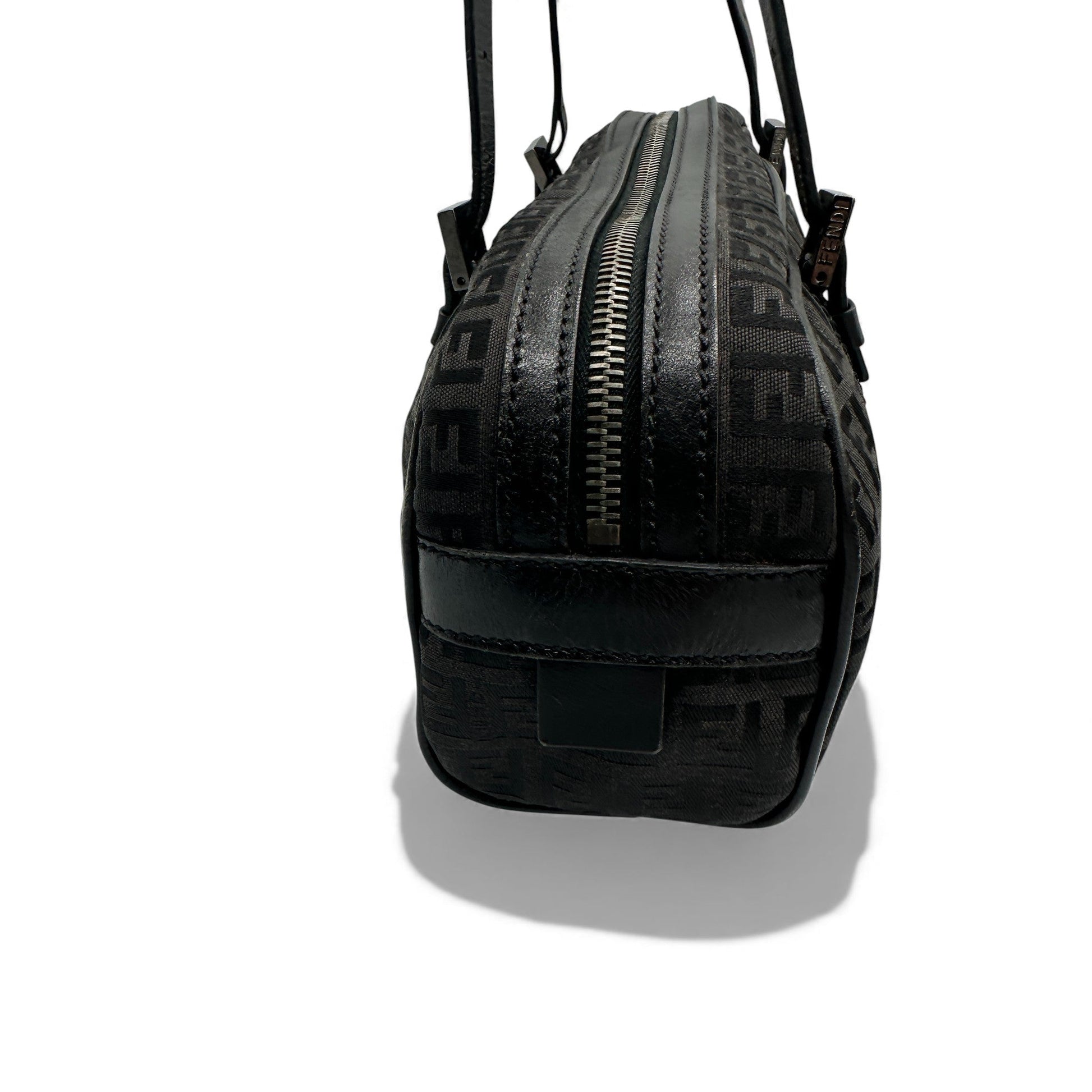 Vintage Fendi Zucchino East West Boston Bag - Thanks it's Vintage