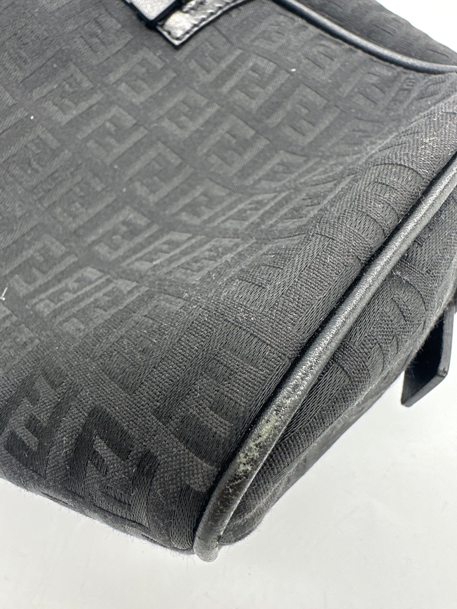 Vintage Fendi Zucchino East West Boston Bag - Thanks it's Vintage