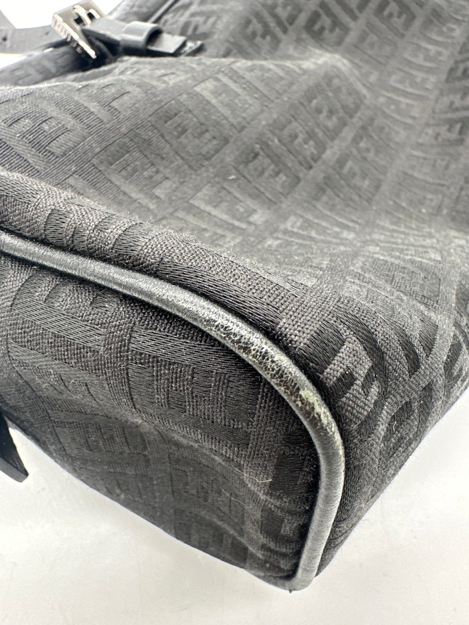 Vintage Fendi Zucchino East West Boston Bag - Thanks it's Vintage