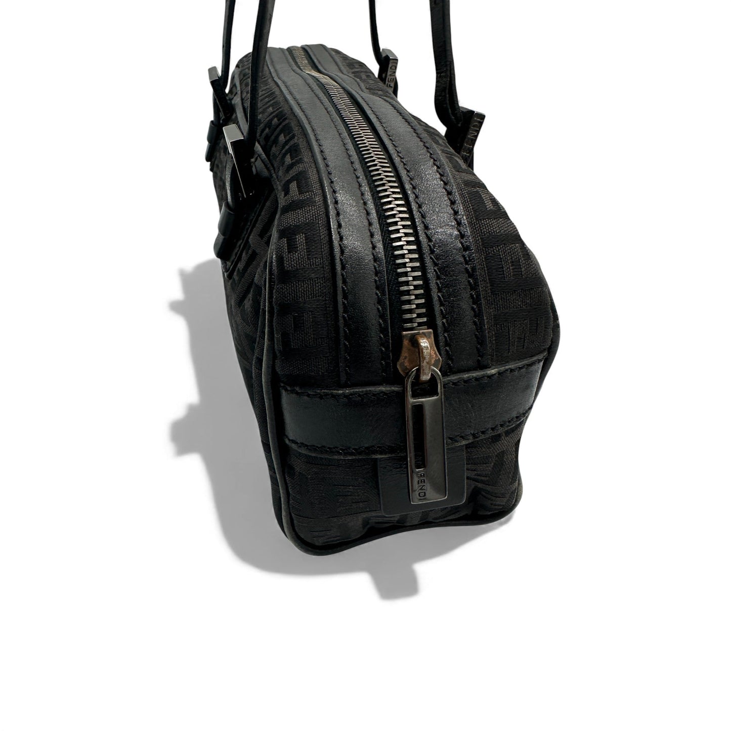 Vintage Fendi Zucchino East West Boston Bag - Thanks it's Vintage