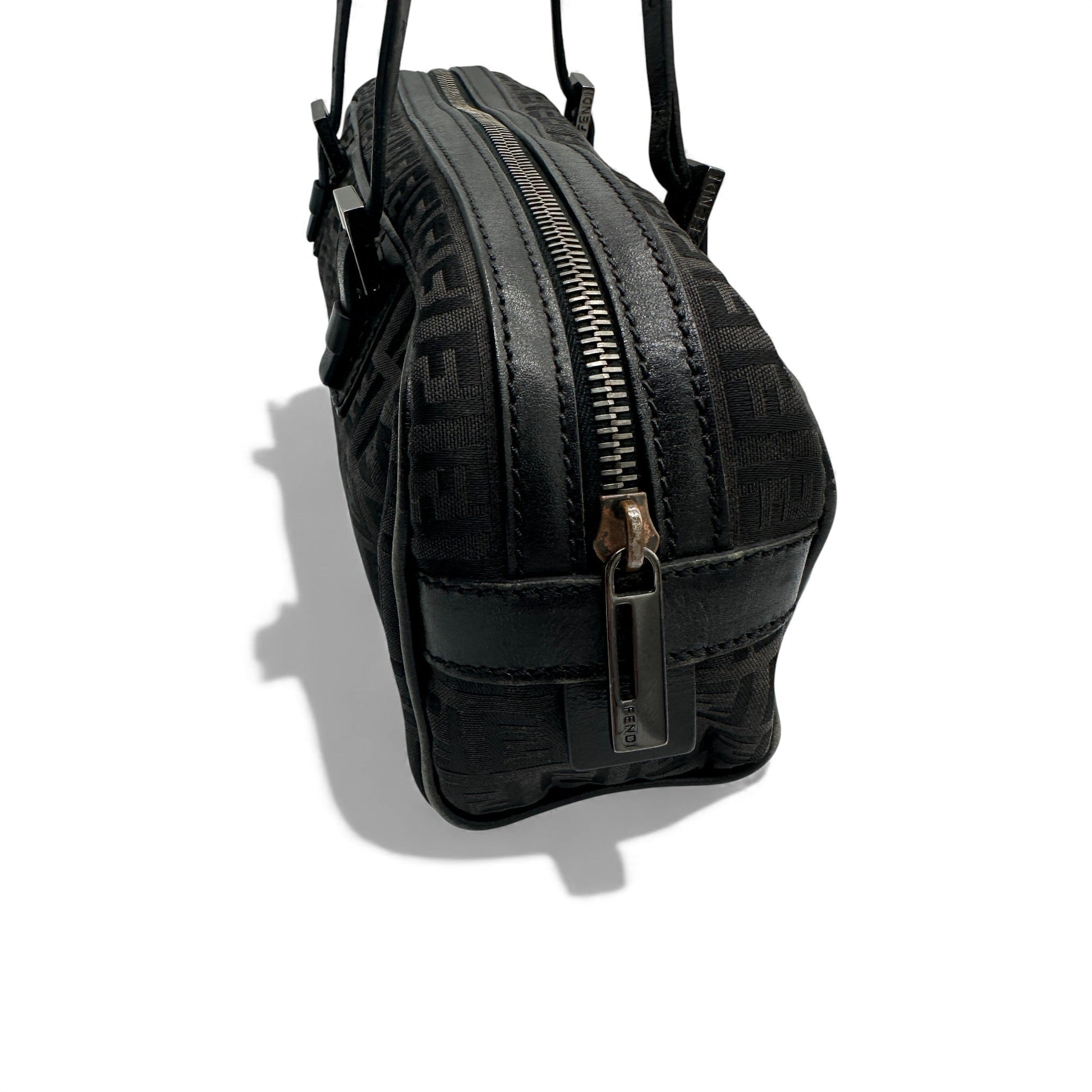 Vintage Fendi Zucchino East West Boston Bag - Thanks it's Vintage