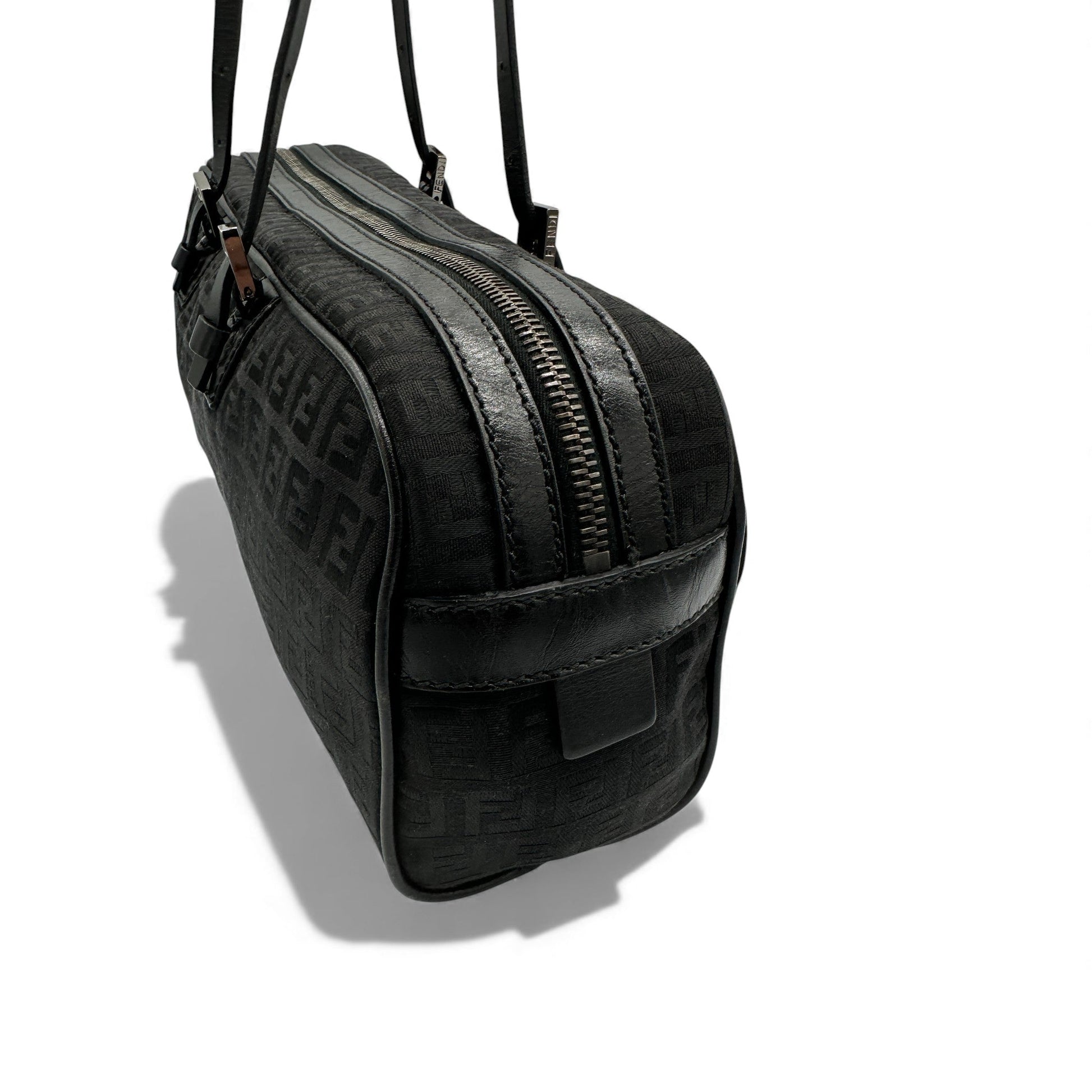 Vintage Fendi Zucchino East West Boston Bag - Thanks it's Vintage