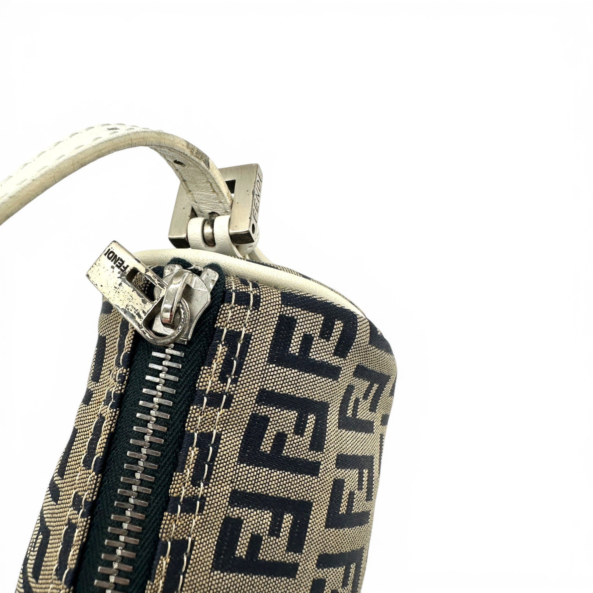 Vintage Fendi Zucchino Mini Barrel Handbag - Thanks it's Vintage