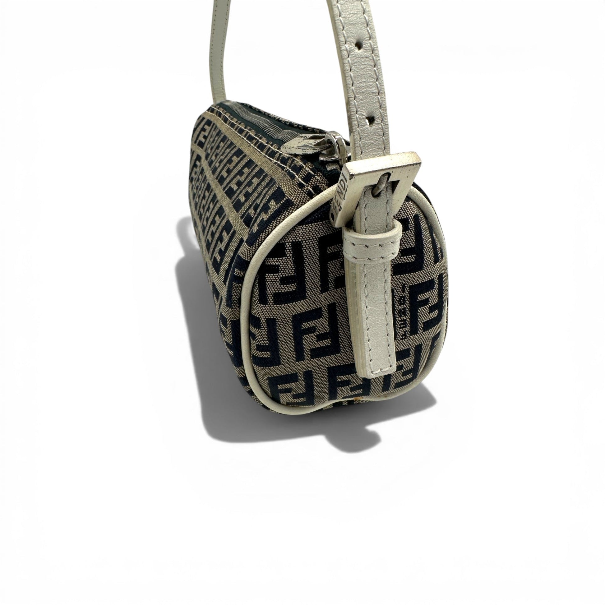 Vintage Fendi Zucchino Mini Barrel Handbag - Thanks it's Vintage