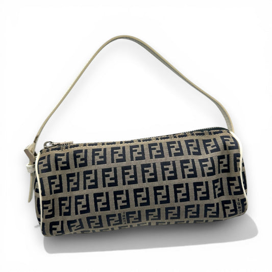 Vintage Fendi Zucchino Mini Barrel Handbag - Thanks it's Vintage