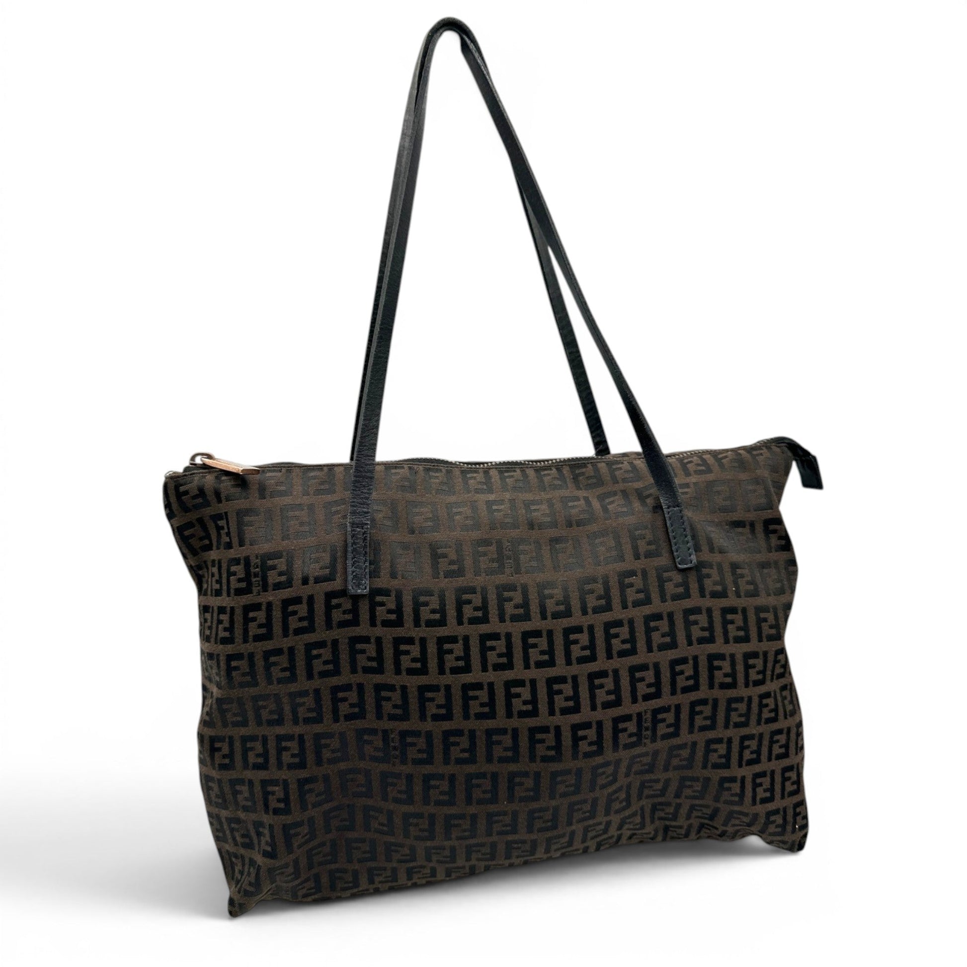 Vintage Fendi Zucchino Monogram Tote Shoulder Bag - Thanks it's Vintage