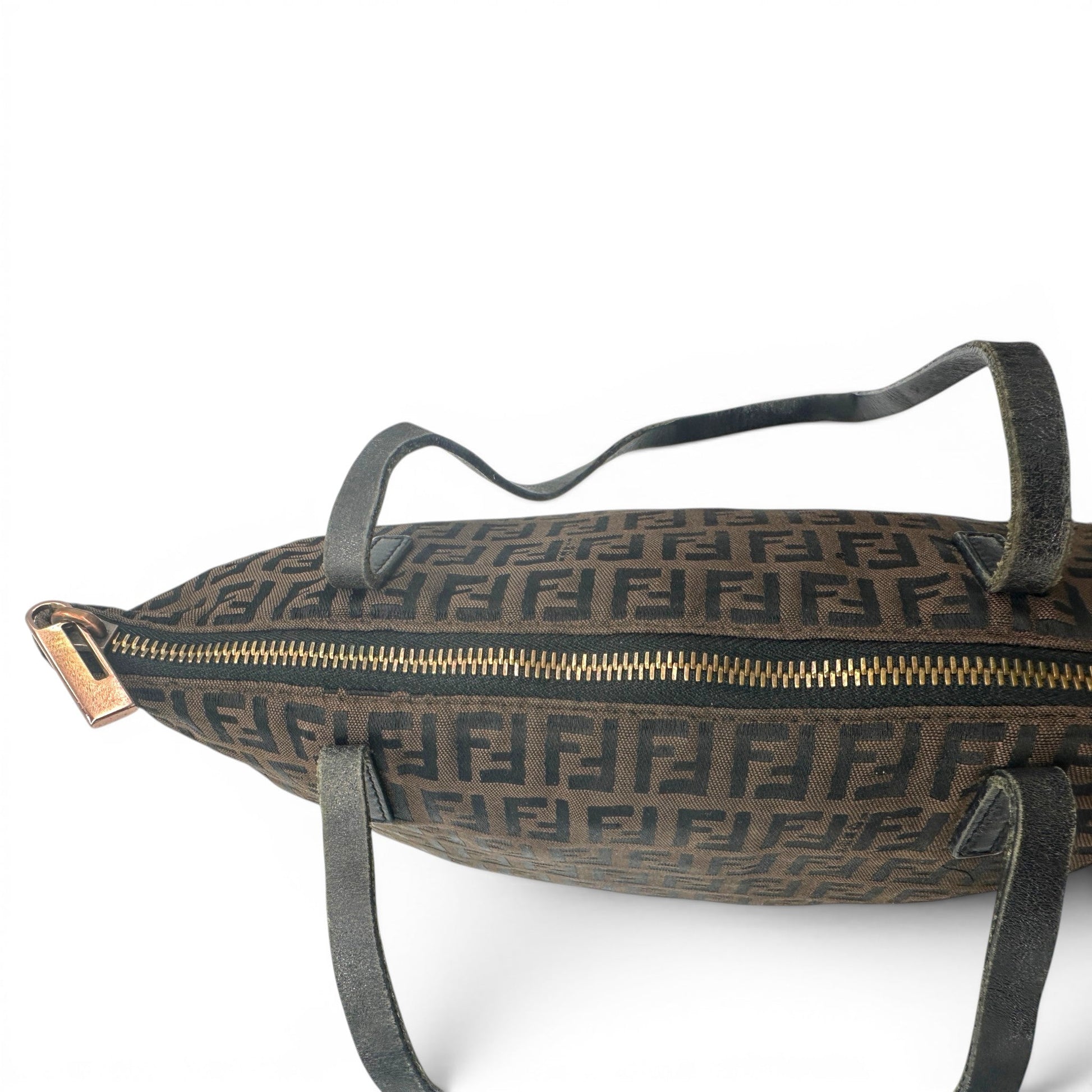 Vintage Fendi Zucchino Monogram Tote Shoulder Bag - Thanks it's Vintage