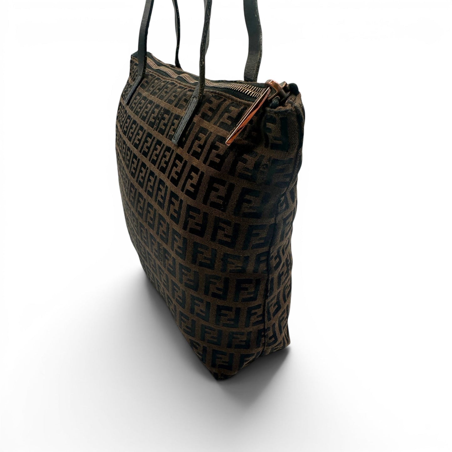 Vintage Fendi Zucchino Monogram Tote Shoulder Bag - Thanks it's Vintage