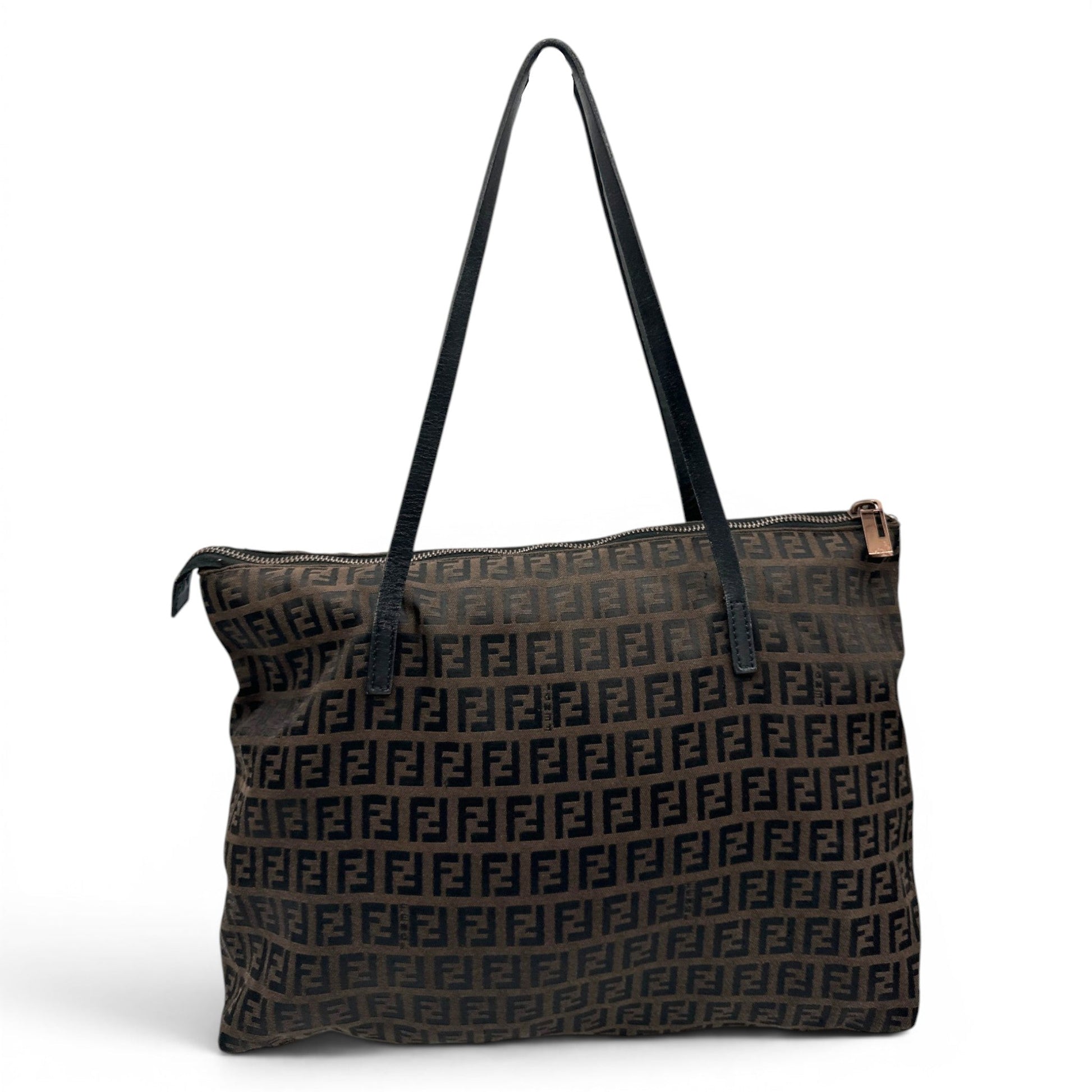Vintage Fendi Zucchino Monogram Tote Shoulder Bag - Thanks it's Vintage