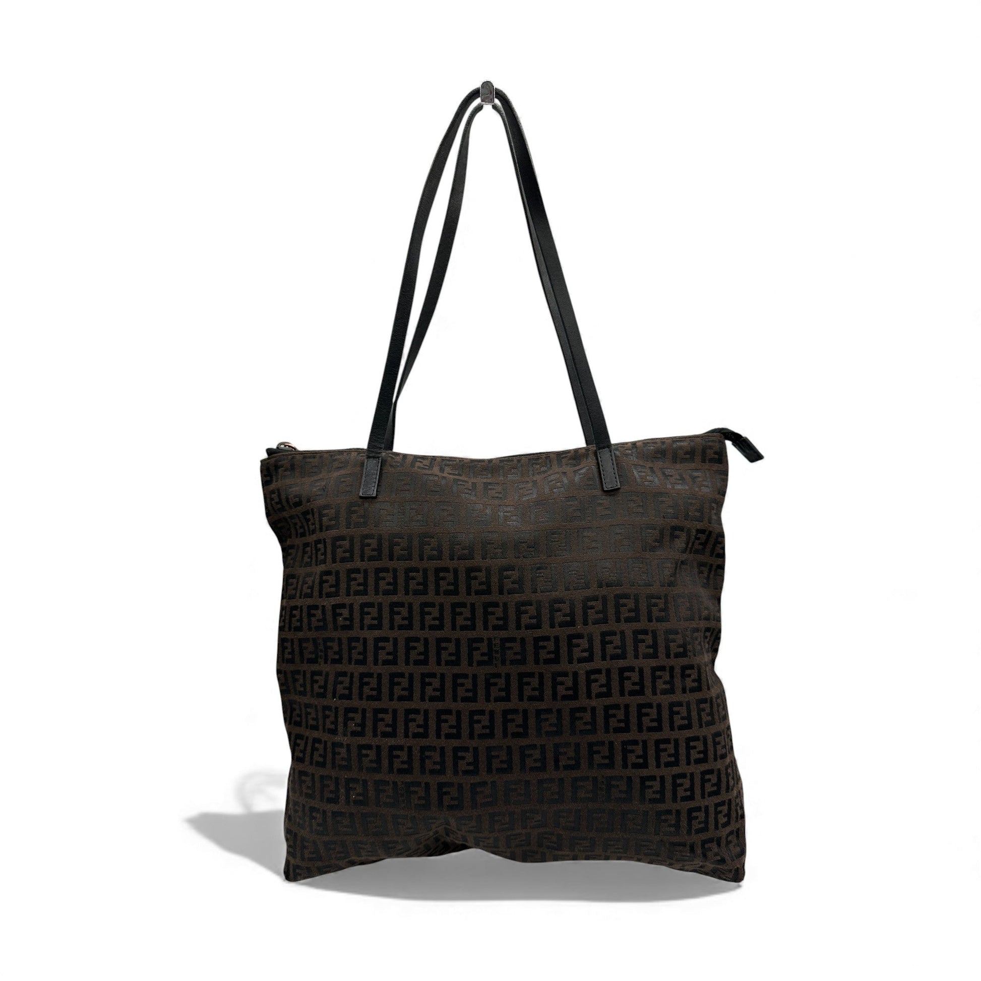 Vintage Fendi Zucchino Monogram Tote Shoulder Bag - Thanks it's Vintage