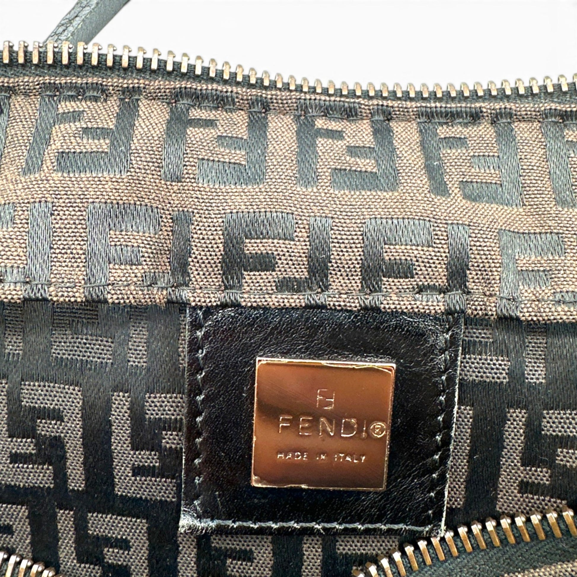 Vintage Fendi Zucchino Monogram Tote Shoulder Bag - Thanks it's Vintage