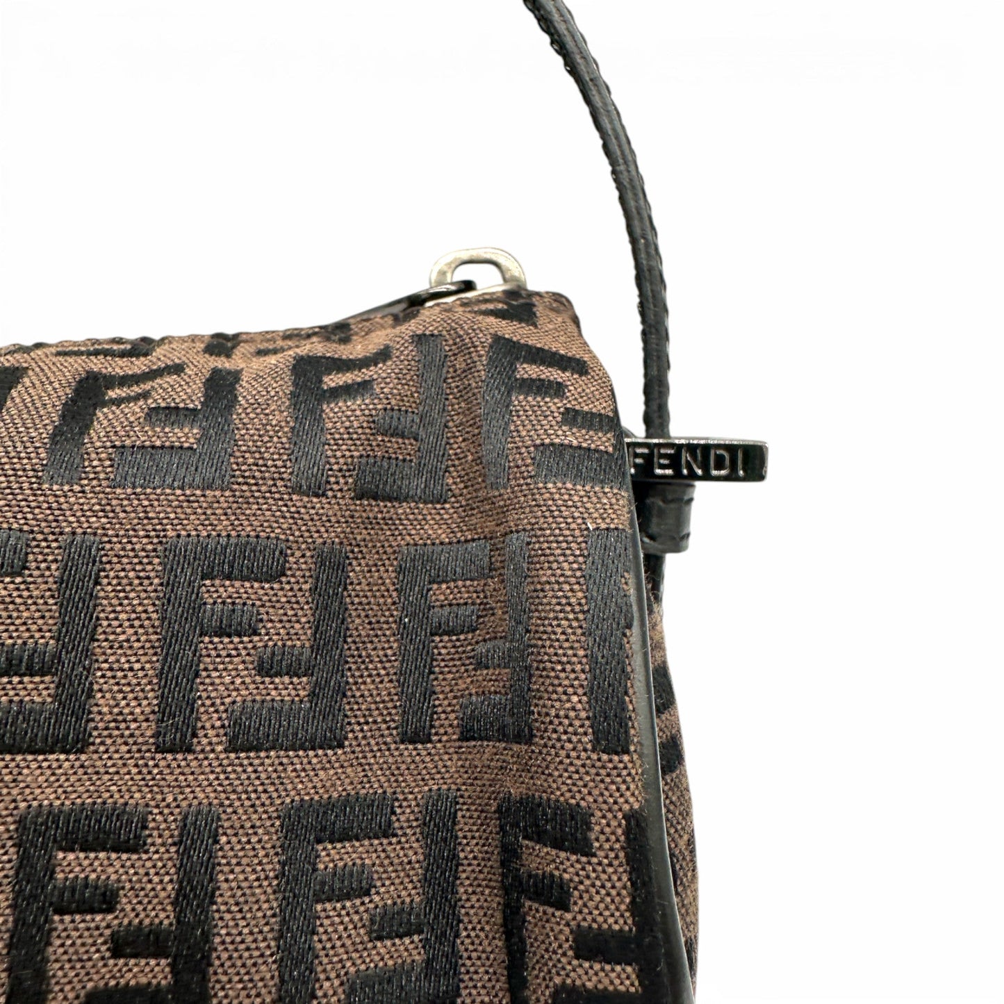 Vintage Fendi Zucchino Pochette Barrel handbag - Thanks it's Vintage