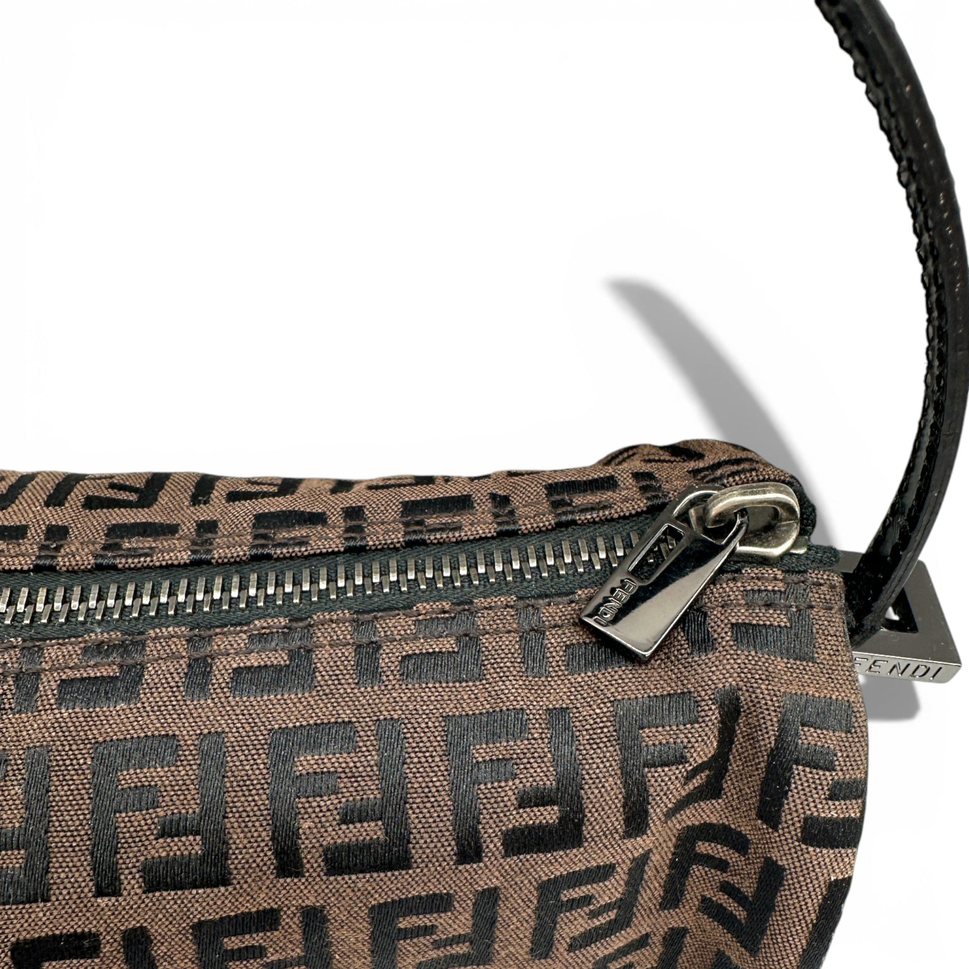 Vintage Fendi Zucchino Pochette Barrel handbag - Thanks it's Vintage