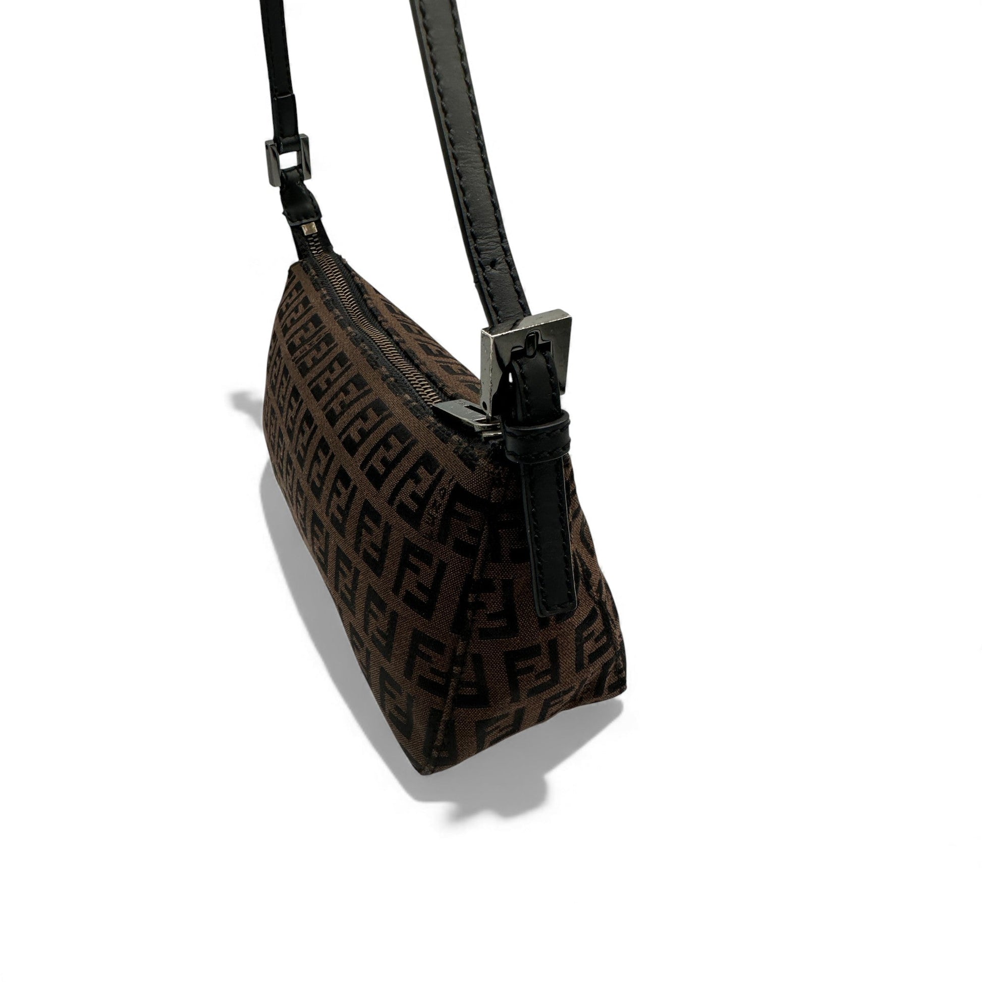 Vintage Fendi Zucchino Pochette Shoulder Bag - Thanks it's Vintage