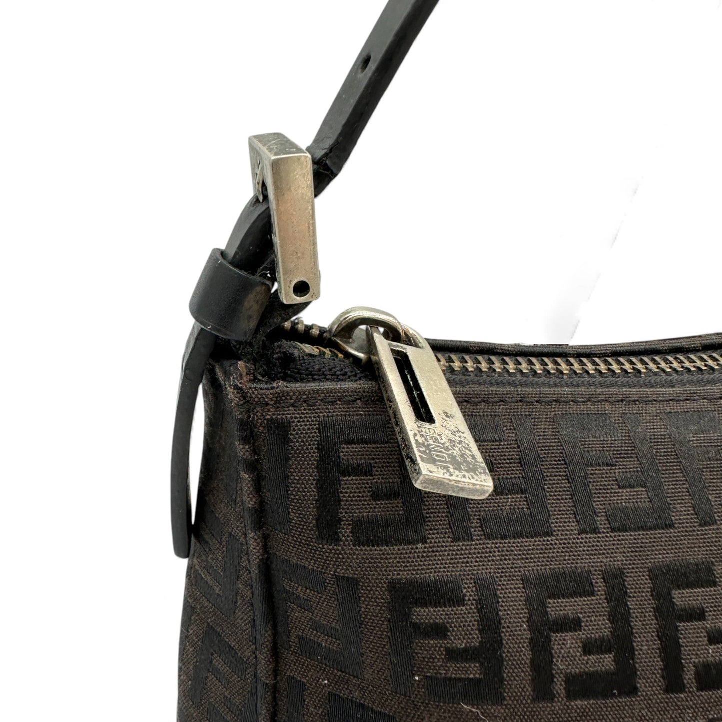 Vintage Fendi Zucchino Pochette Shoulder Bag - Thanks it's Vintage