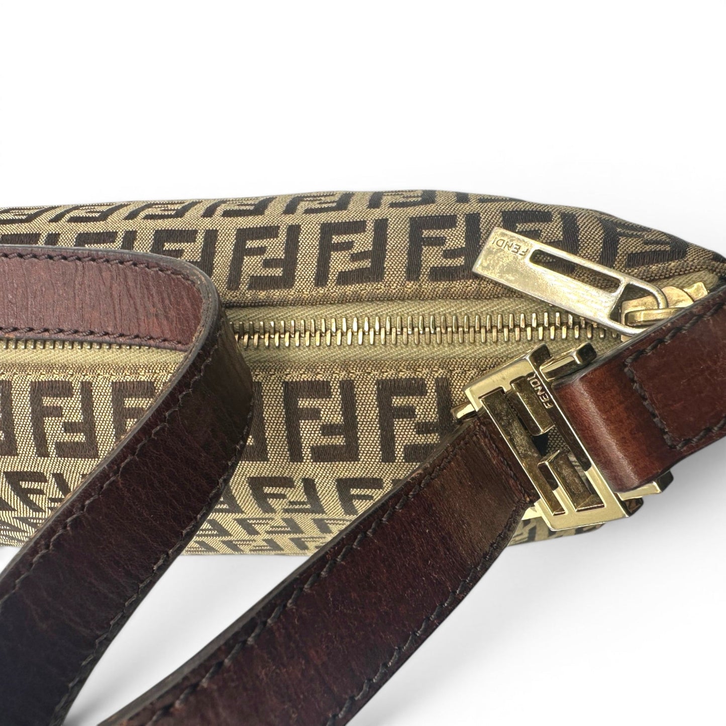 Vintage Fendi Zucchino Pochette Shoulder Bag - Thanks it's Vintage