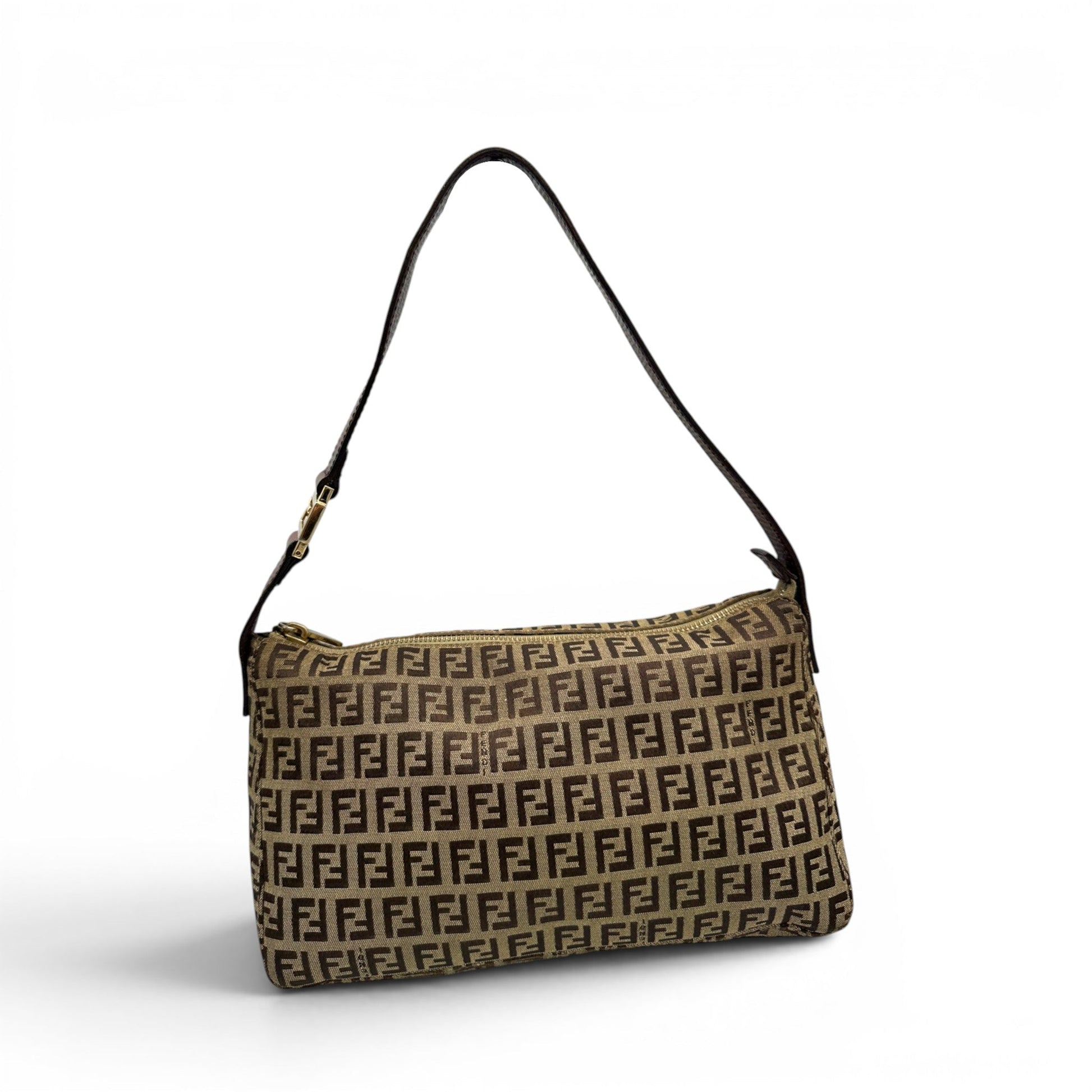 Vintage Fendi Zucchino Pochette Shoulder Bag - Thanks it's Vintage