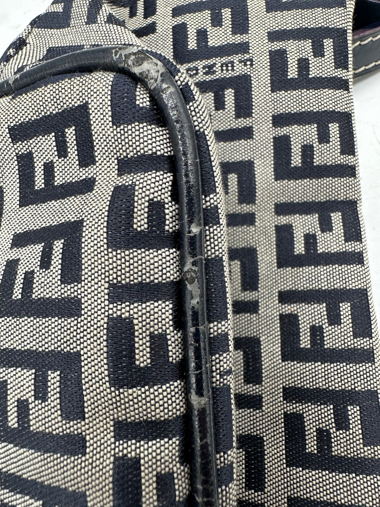 Vintage Fendi Zucchino Pochette Shoulder Bag - Thanks it's Vintage