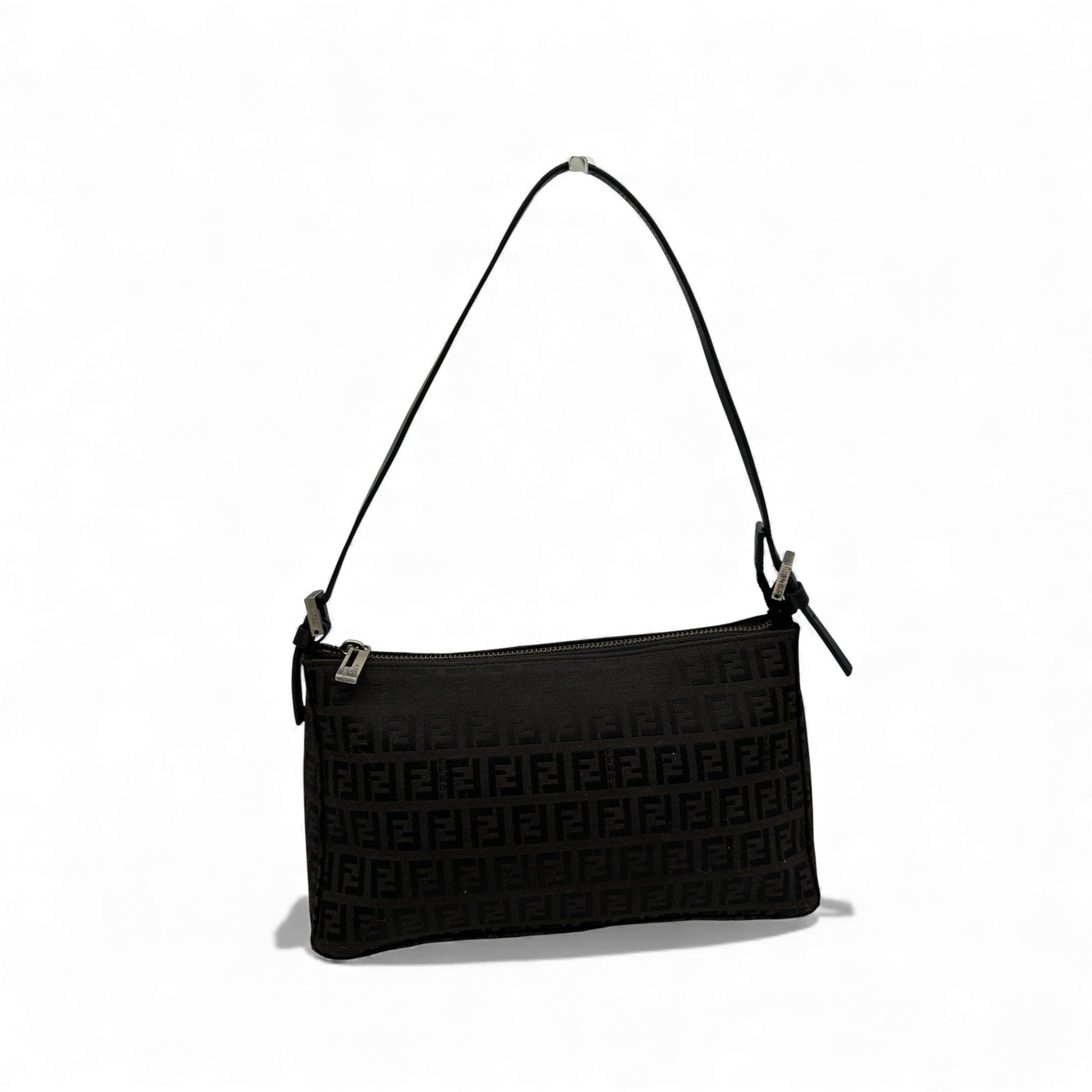 Vintage Fendi Zucchino Pochette Shoulder Bag - Thanks it's Vintage