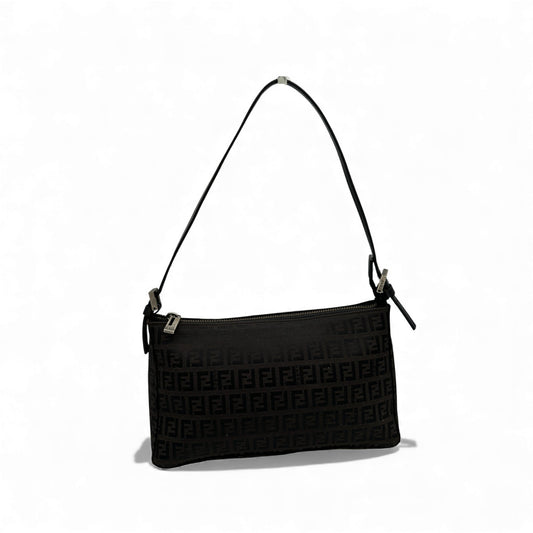 Vintage Fendi Zucchino Pochette Shoulder Bag - Thanks it's Vintage