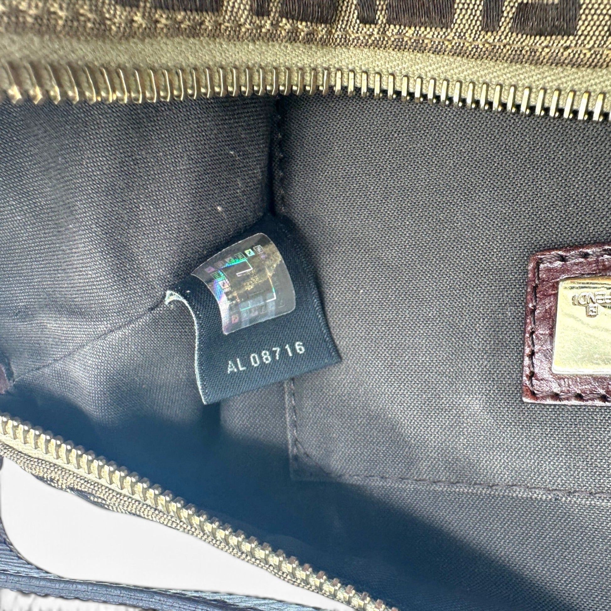 Vintage Fendi Zucchino Pochette Shoulder Bag - Thanks it's Vintage