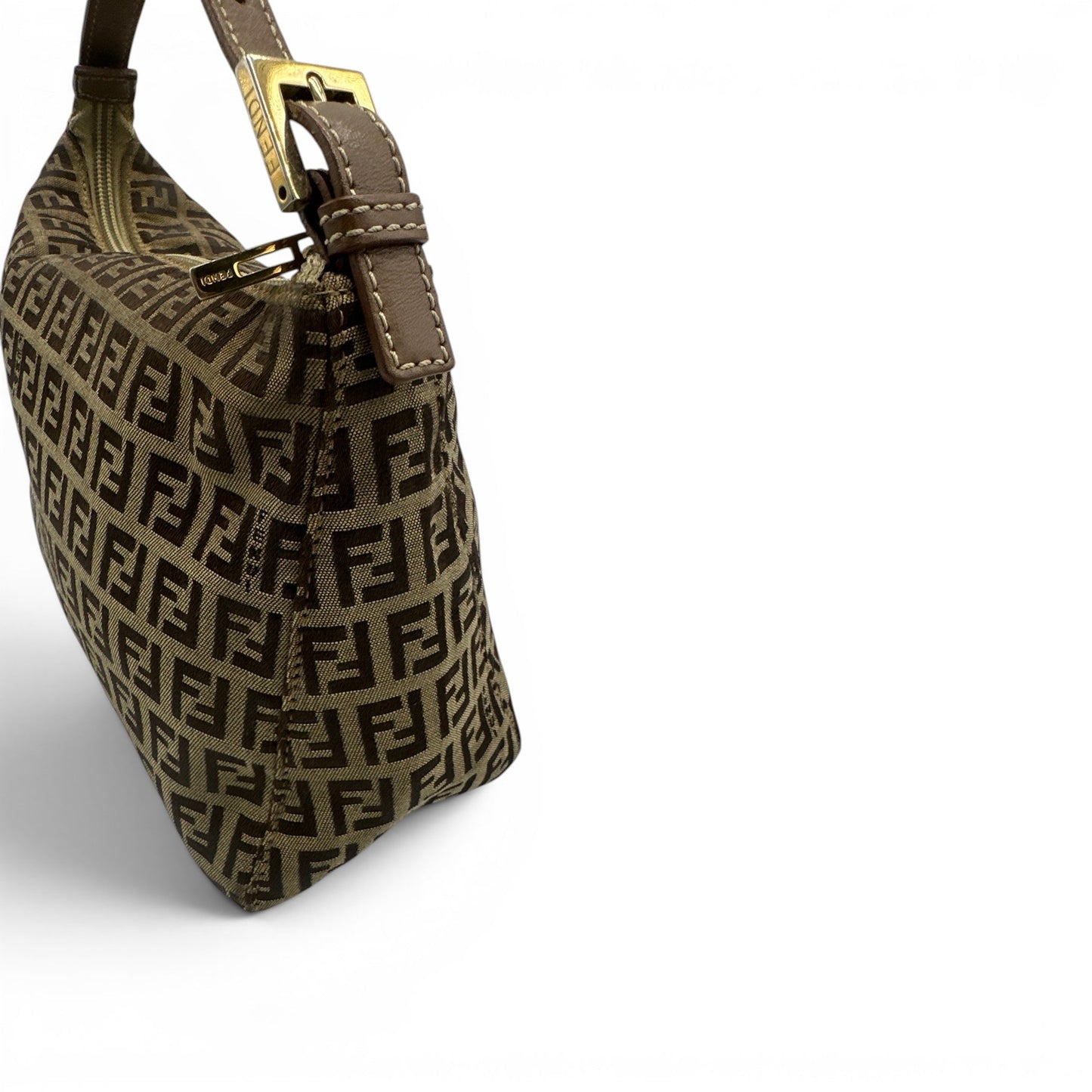 Vintage Fendi Zucchino Pouch Handbag - Thanks it's Vintage