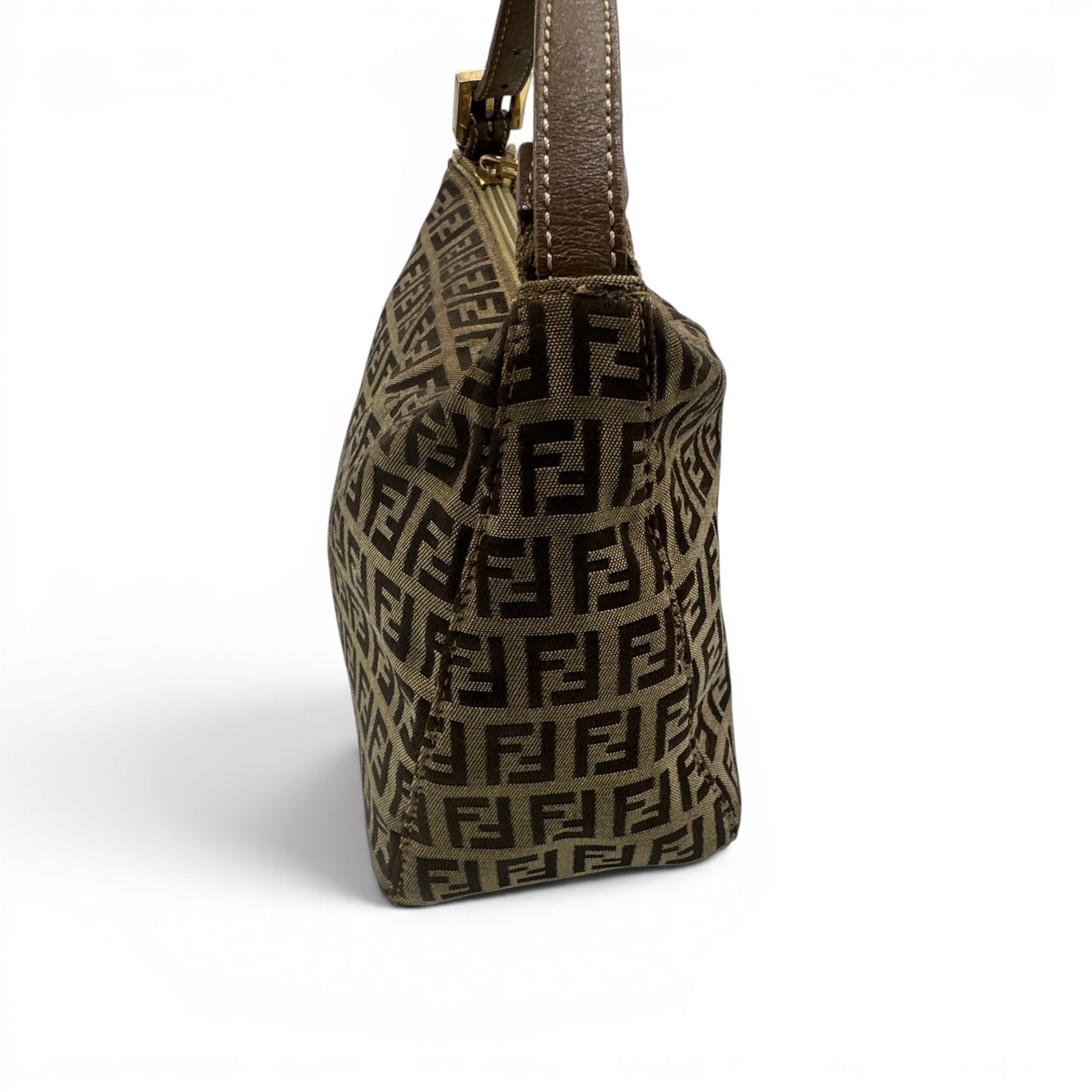 Vintage Fendi Zucchino Pouch Handbag - Thanks it's Vintage