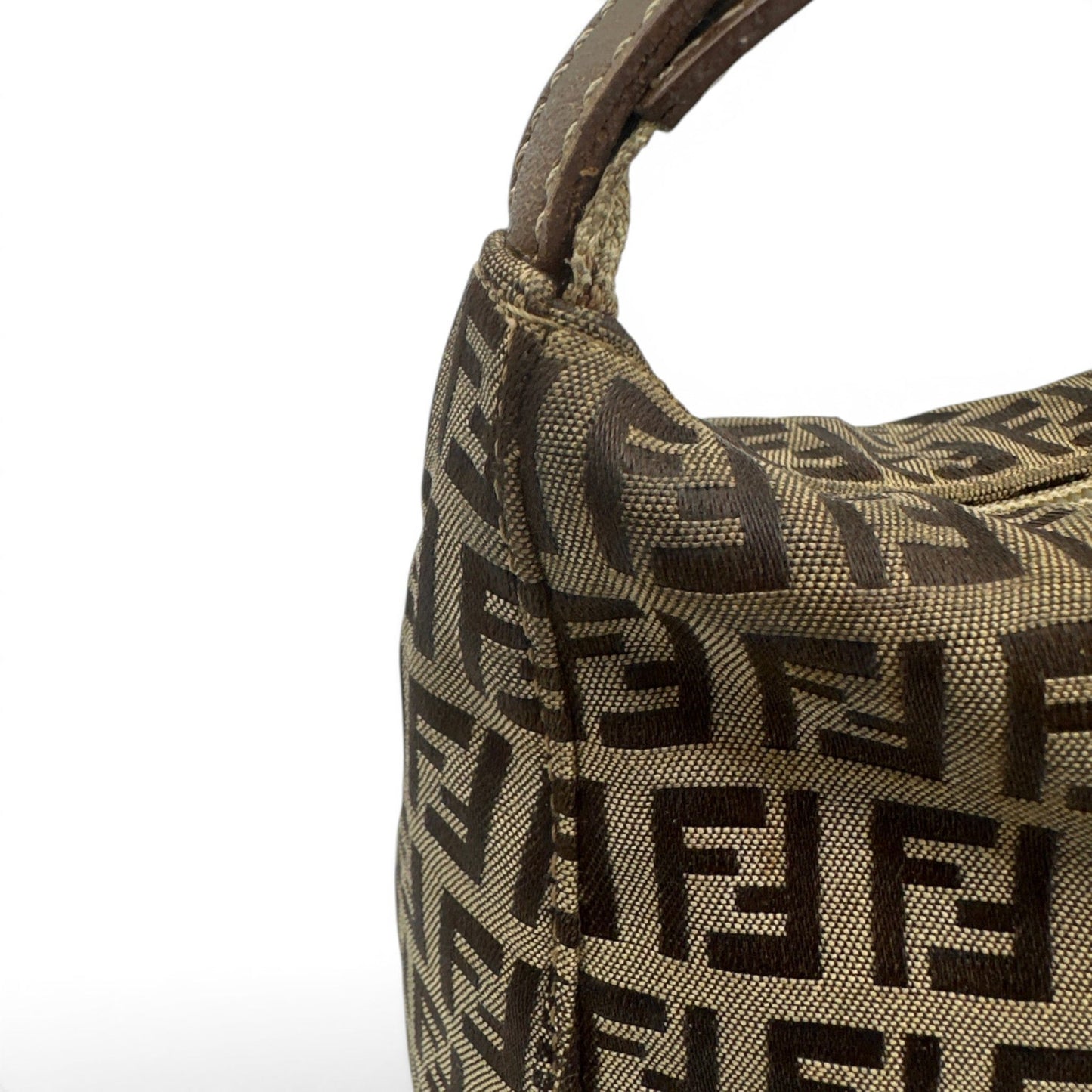 Vintage Fendi Zucchino Pouch Handbag - Thanks it's Vintage