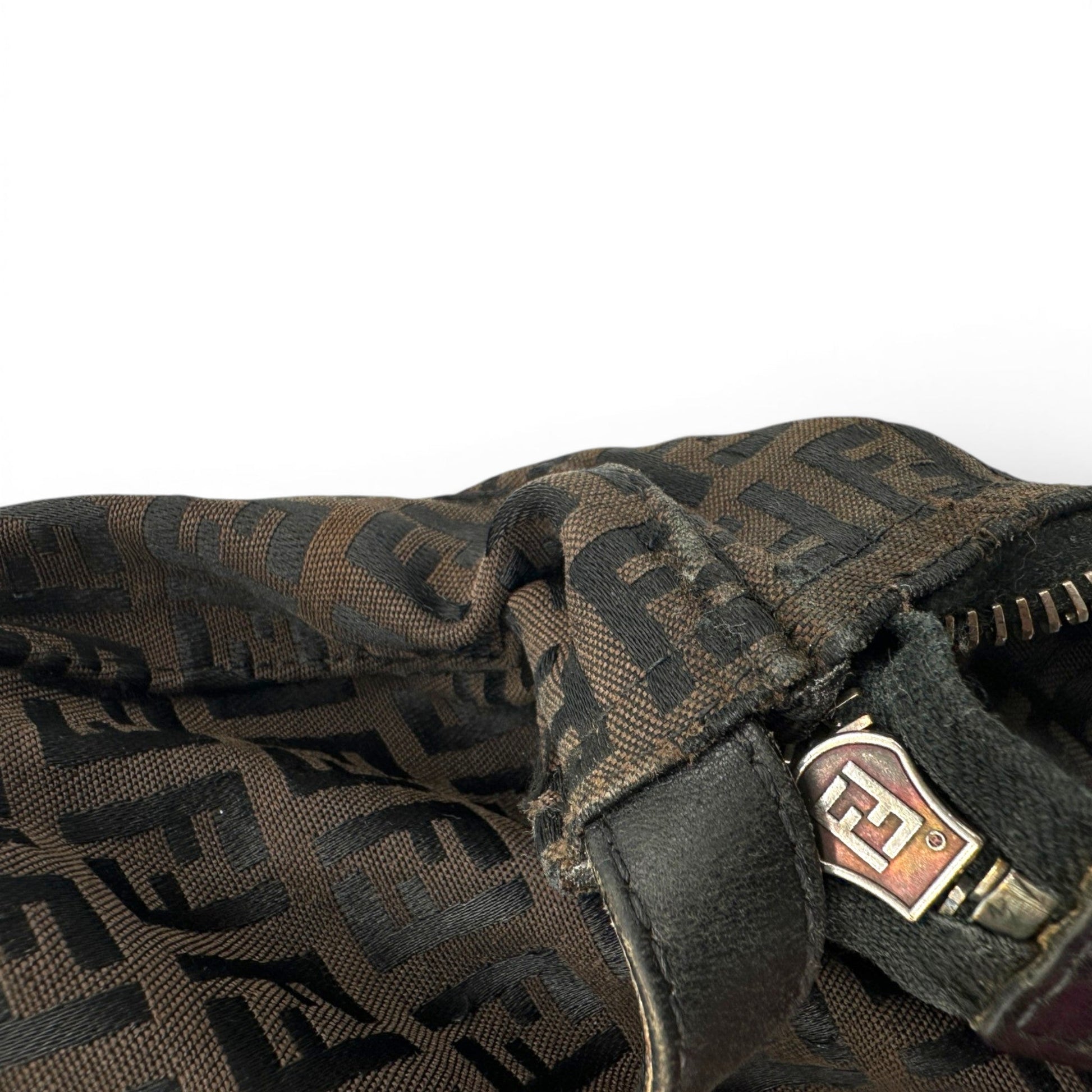 Vintage Fendi Zucchino Pouch Handbag - Thanks it's Vintage