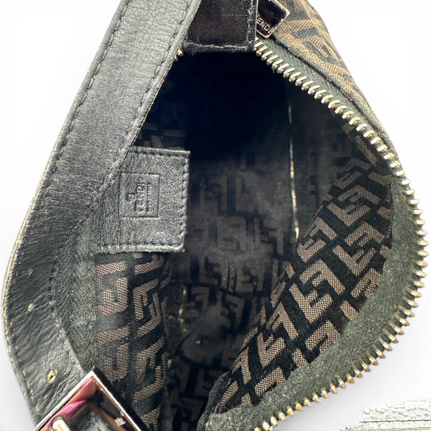 Vintage Fendi Zucchino Pouch Handbag - Thanks it's Vintage