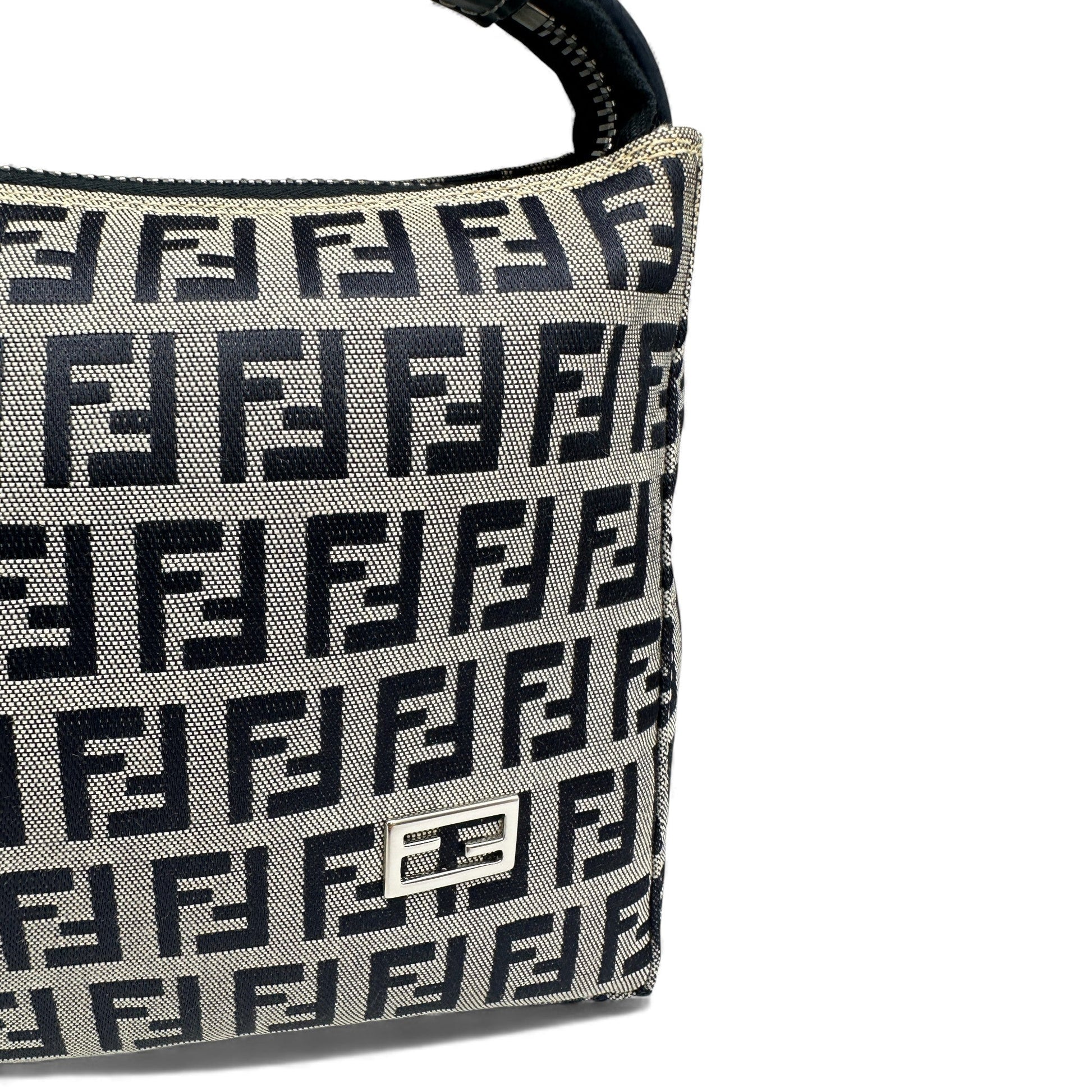 Vintage Fendi Zucchino Pouch Handbag - Thanks it's Vintage